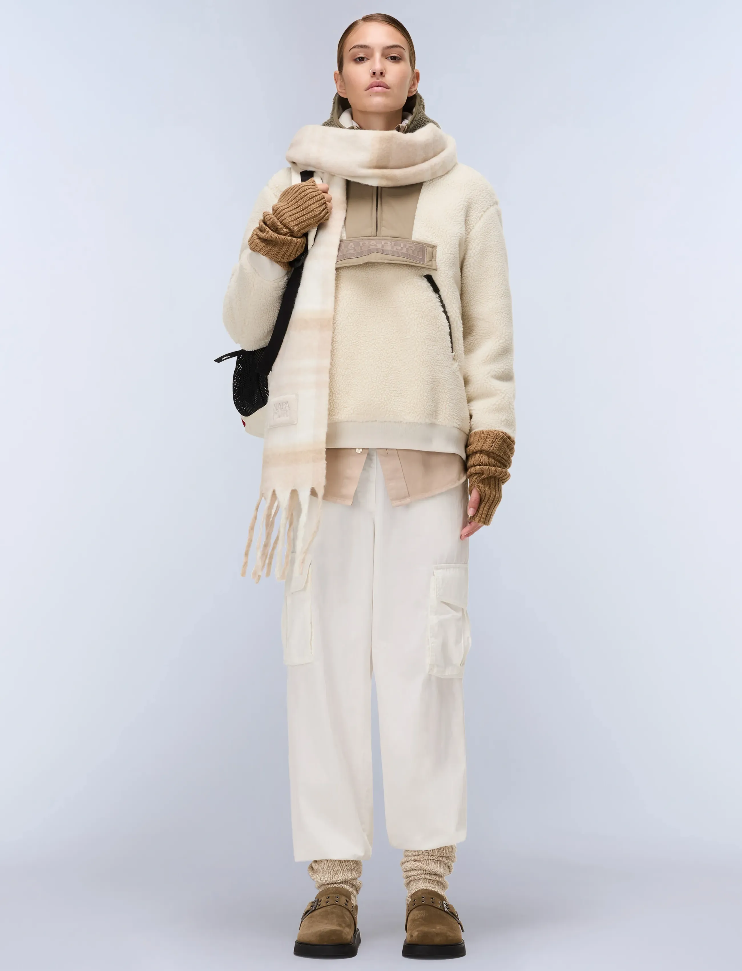 Napapijri - T-SELINE HZH W - forårsjakker - beige dimity - 3