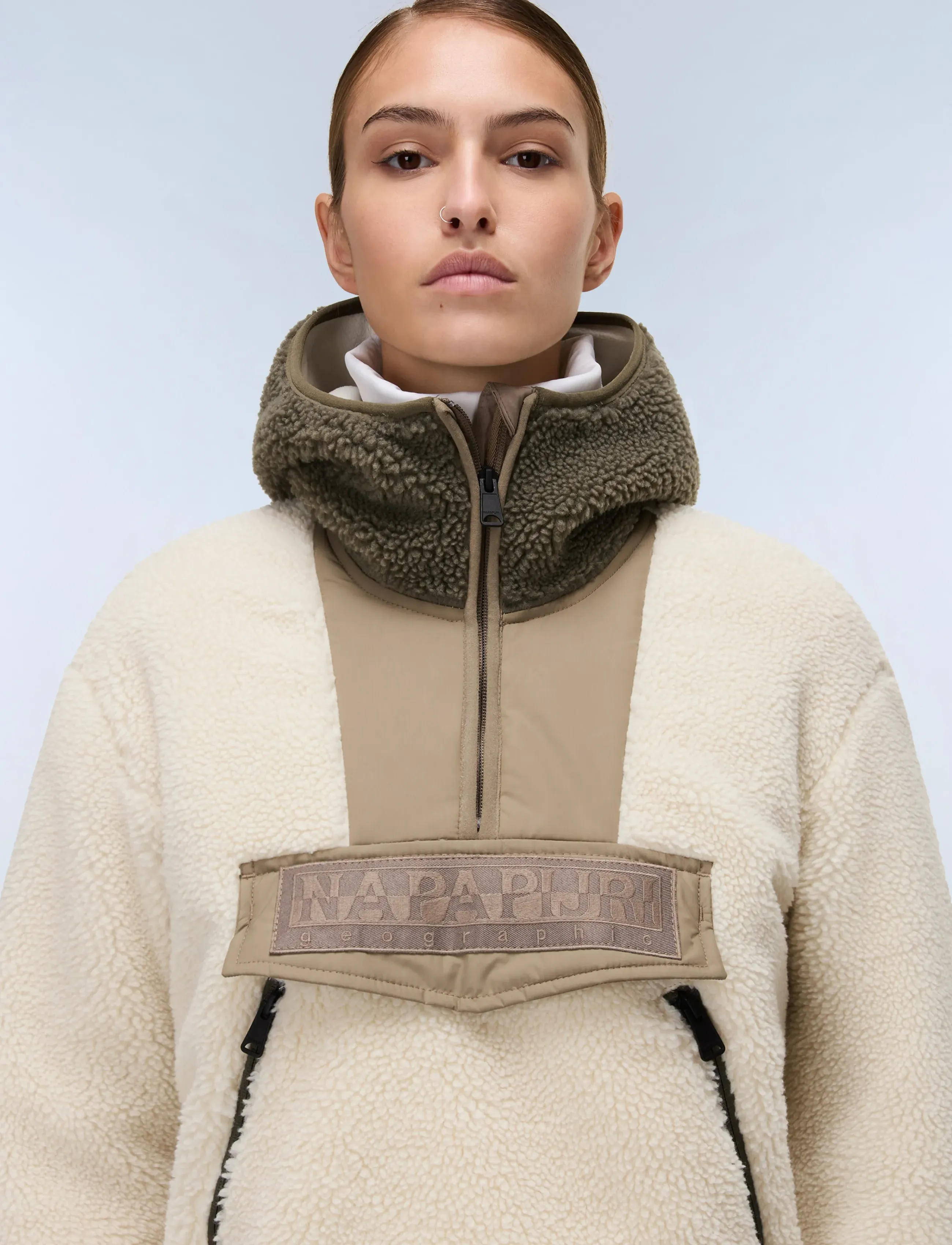 Napapijri - T-SELINE HZH W - forårsjakker - beige dimity - 4