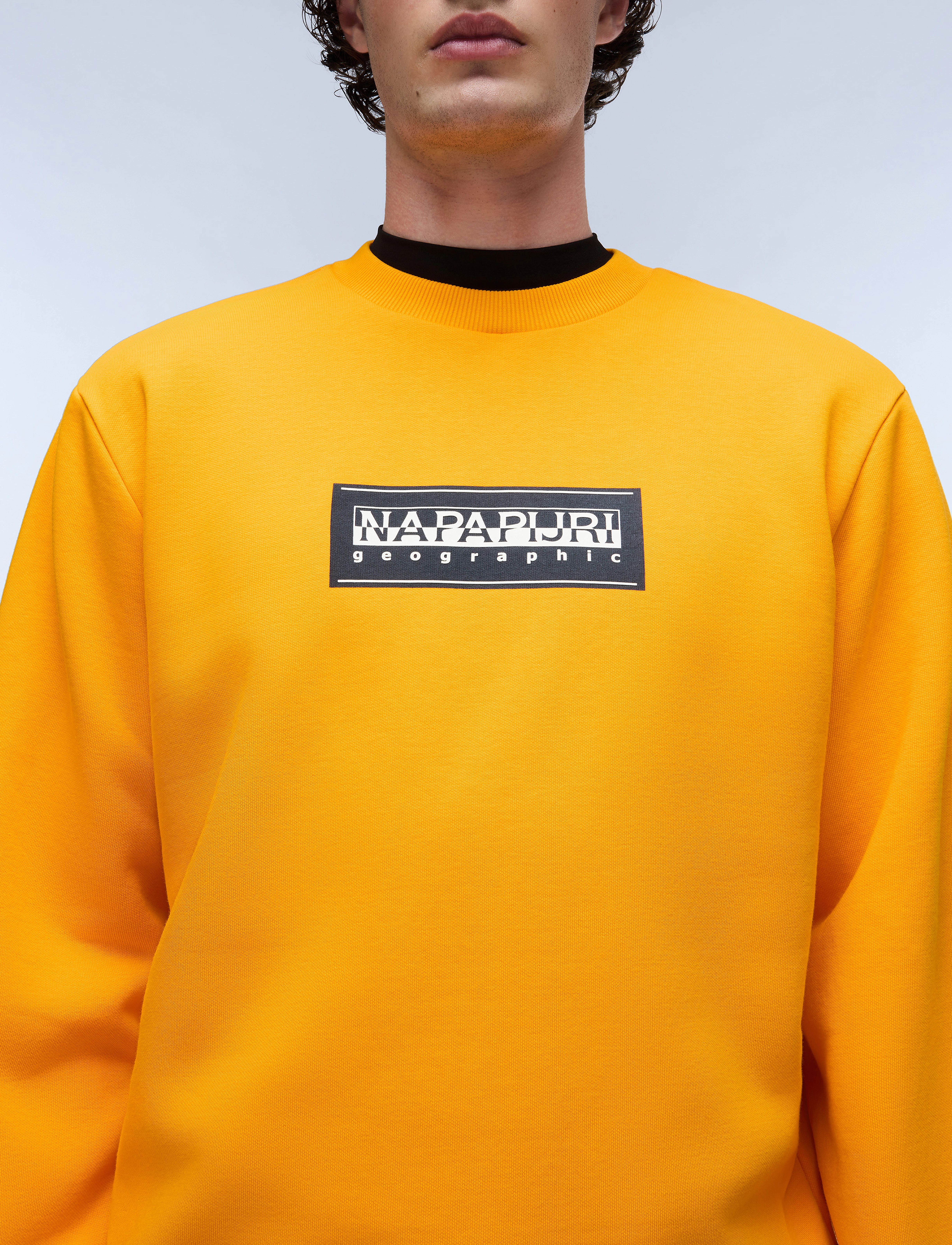 Napapijri - Box Logo Sweatshirt - orange marigold - 4
