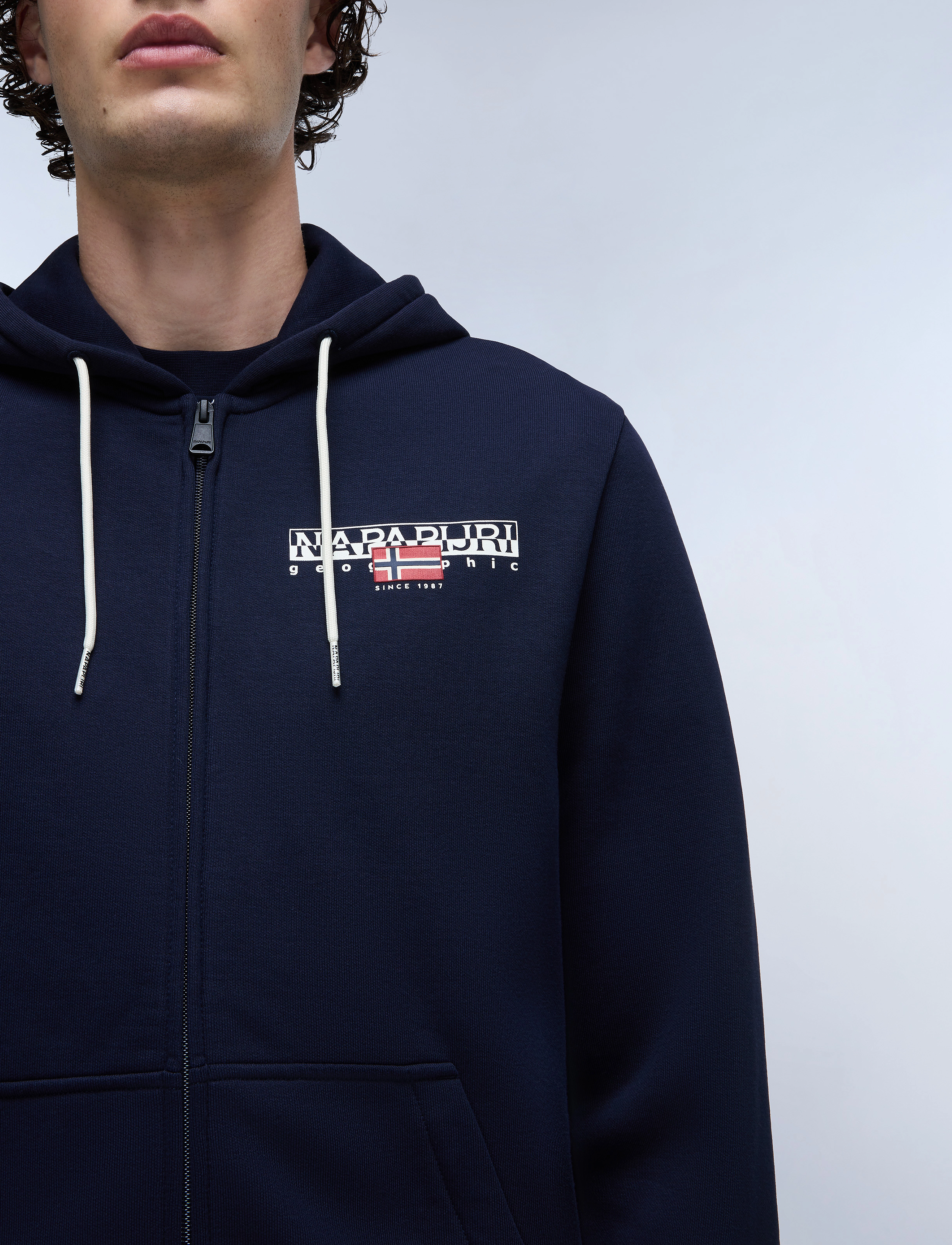 Napapijri - Aylmer Winter Full-Zip Hoodie - blu marine - 2