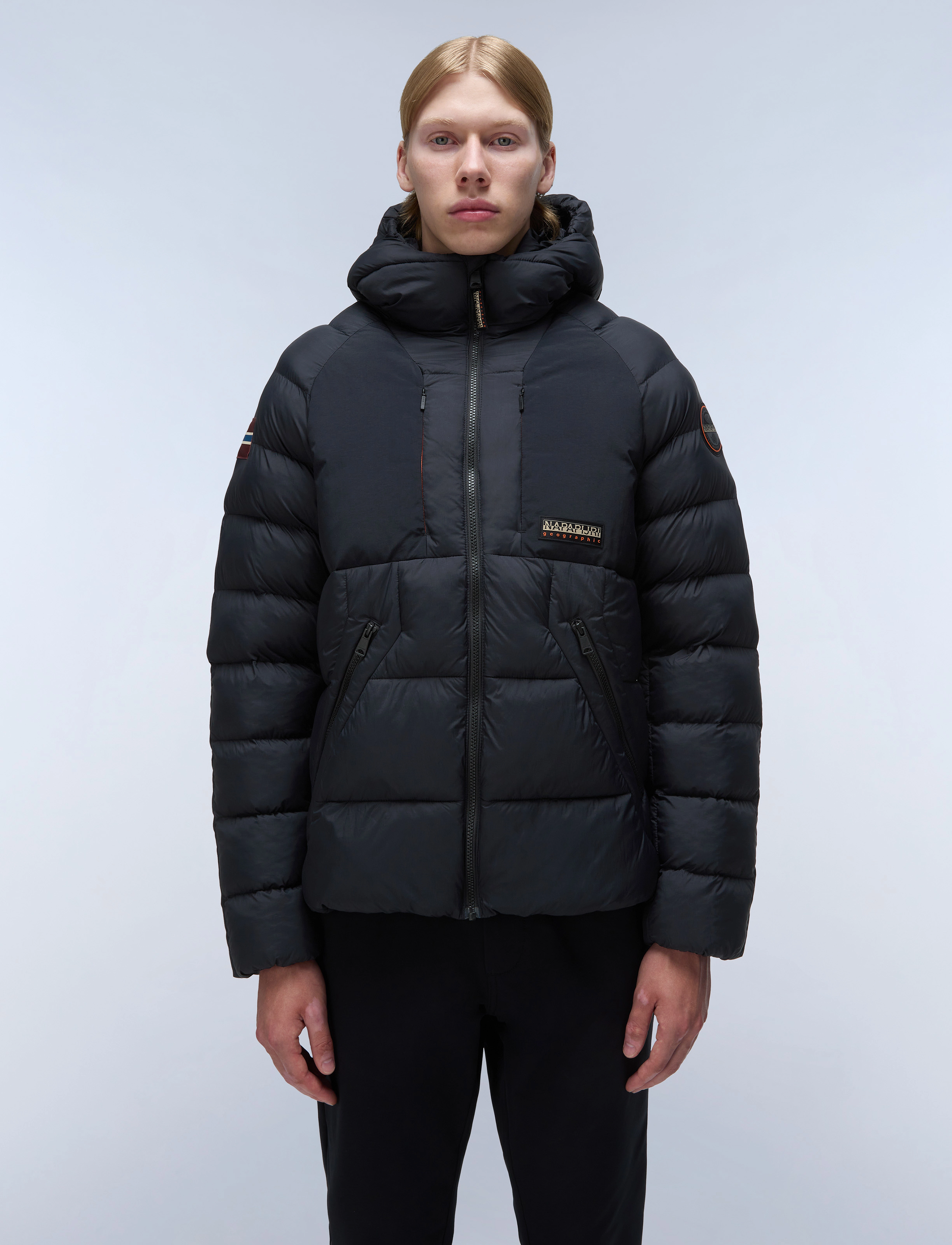 Napapijri A-MOESA PUF - Kleding - BLACK / black