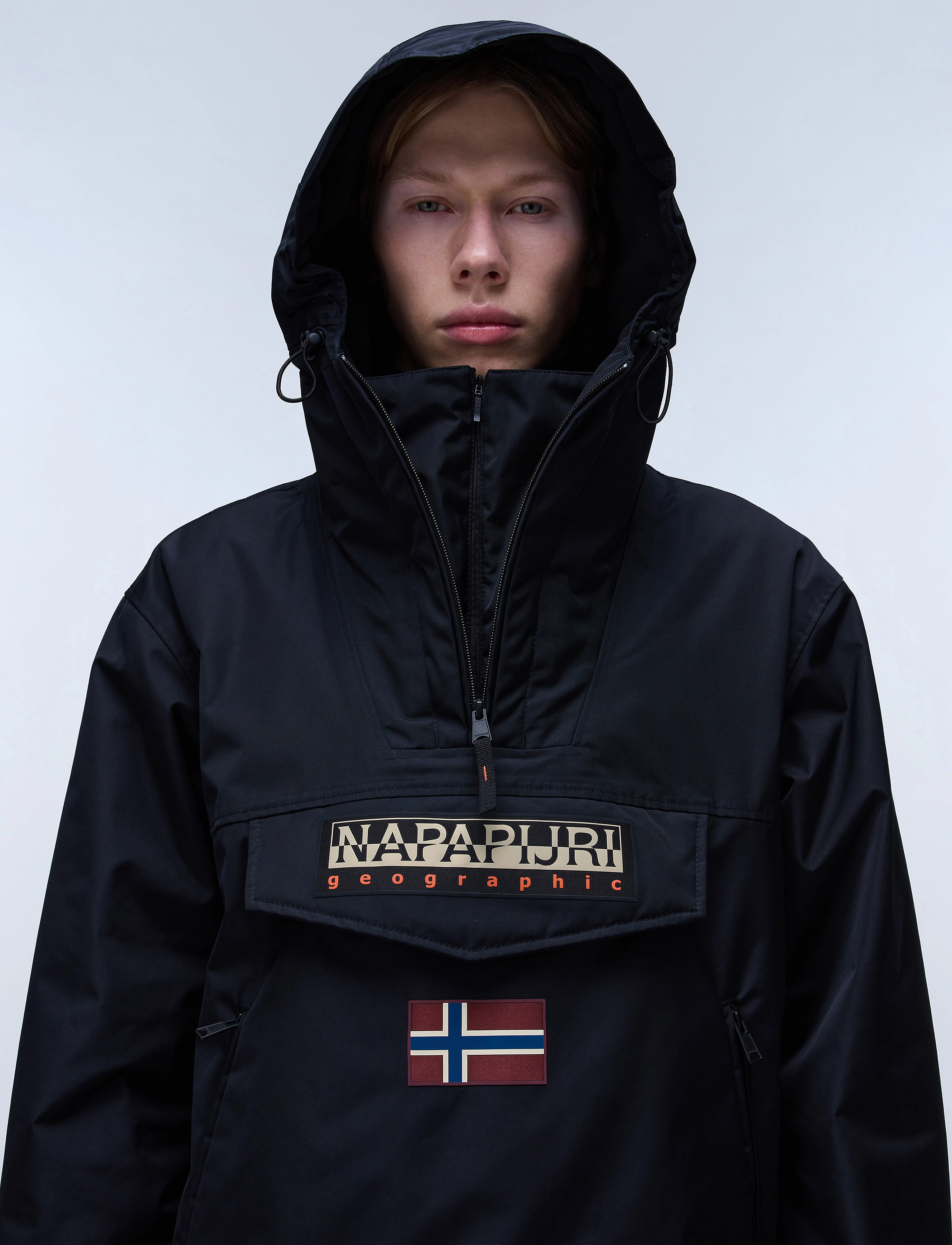 Övergångsjacka 'Rainforest Next' ljusbeige / blå / karminröd 4