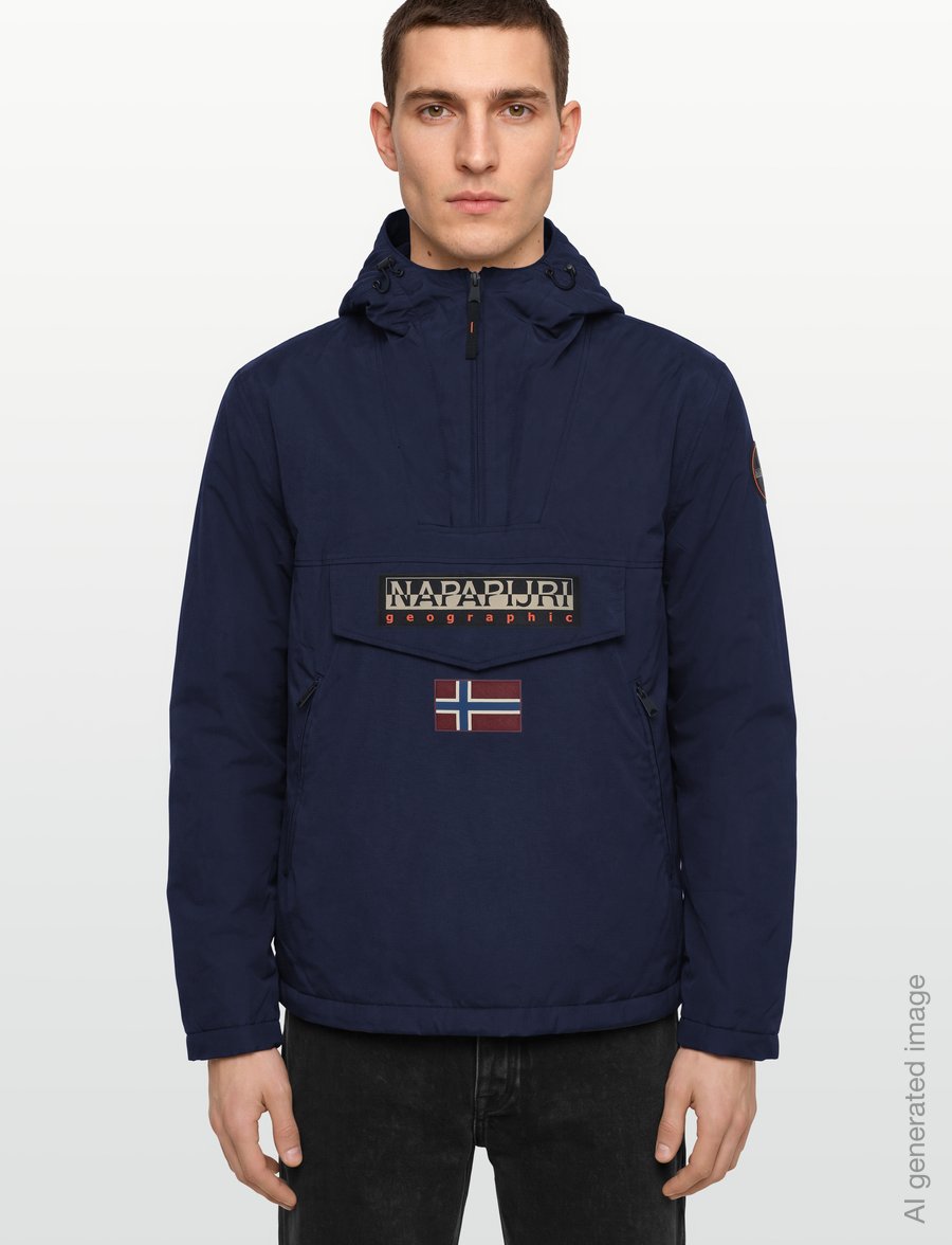 Napapijri - RAINFOREST NEXT - anoraks - blu marine - 3