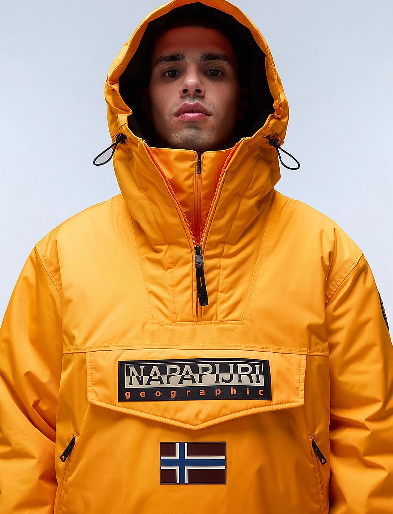 Napapijri Yellow Half Zip Jacket Napapijri Rainforest Next