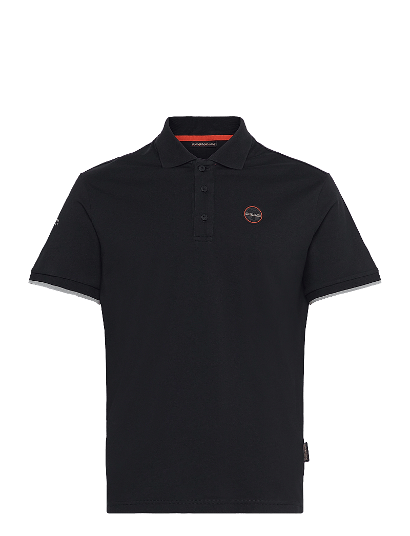 Napapijri - E-BADGE SUM - kortærmede poloer - black - 1