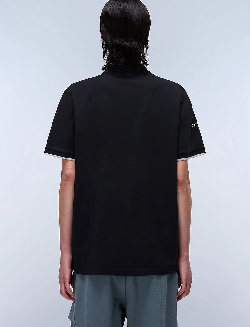 Napapijri - E-BADGE SUM - kortærmede poloer - black - 3