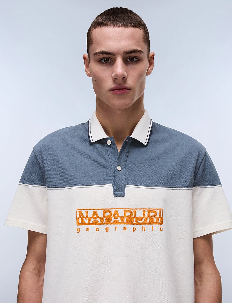 Napapijri - E-SATURNIA SS - kortärmade pikéer - white whisper - 3