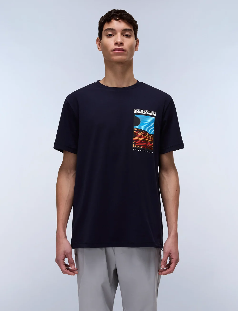 Napapijri - S-VALDOR SS - kortärmade t-shirts - blu marine - 0