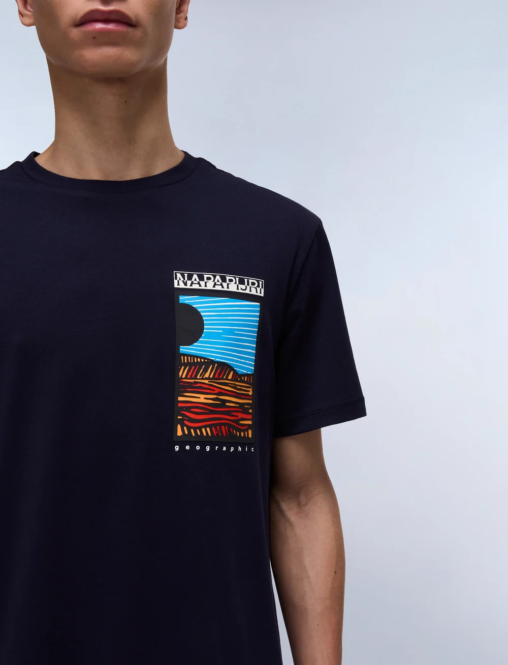 Napapijri - S-VALDOR SS - kortärmade t-shirts - blu marine - 4