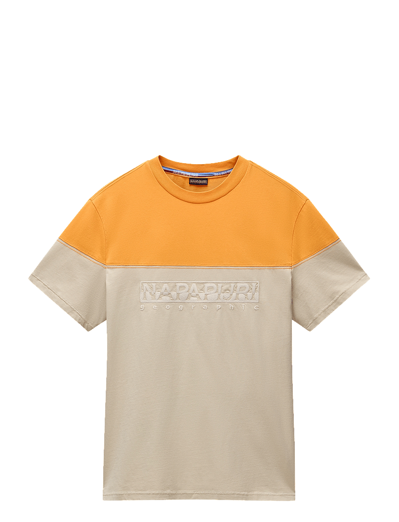 Napapijri - S-SATURNIA SS - kortärmade t-shirts - feather - 1