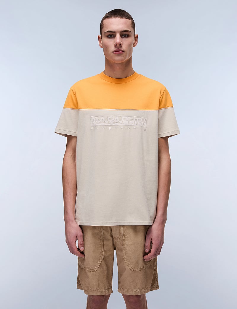 Napapijri - S-SATURNIA SS - kortärmade t-shirts - feather - 0