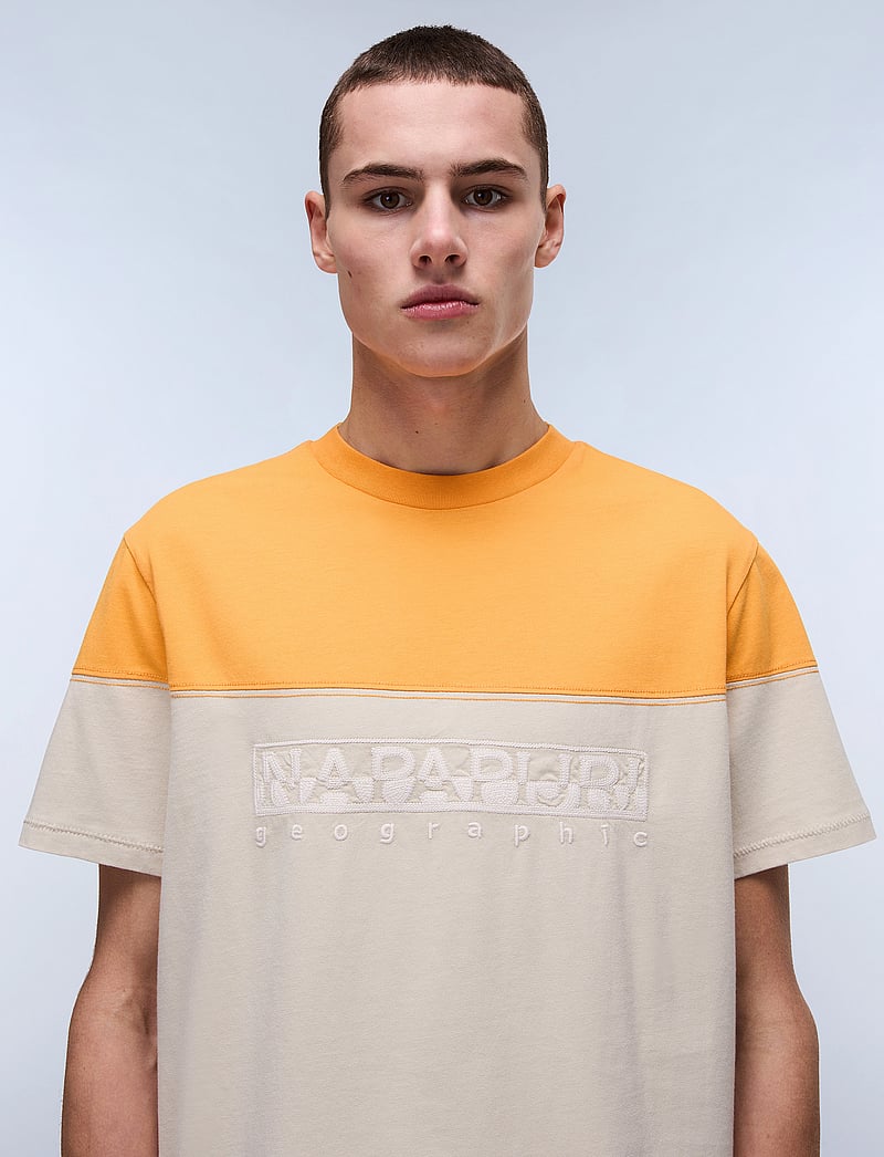 Napapijri - S-SATURNIA SS - kortärmade t-shirts - feather - 3