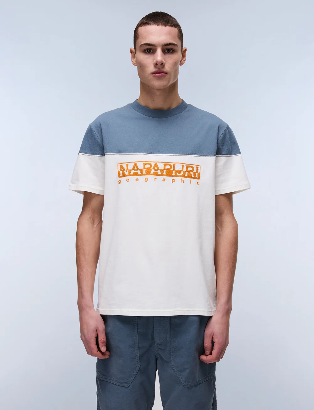 Napapijri - S-SATURNIA SS - kurzärmelig - white whisper - 0