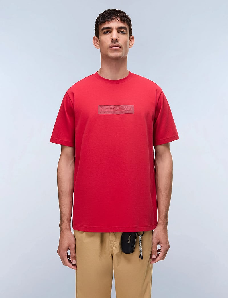 Napapijri - S-BOX LOGO SS 1 AMERICAN B RAQ - kurzärmelig - american b raq - 3