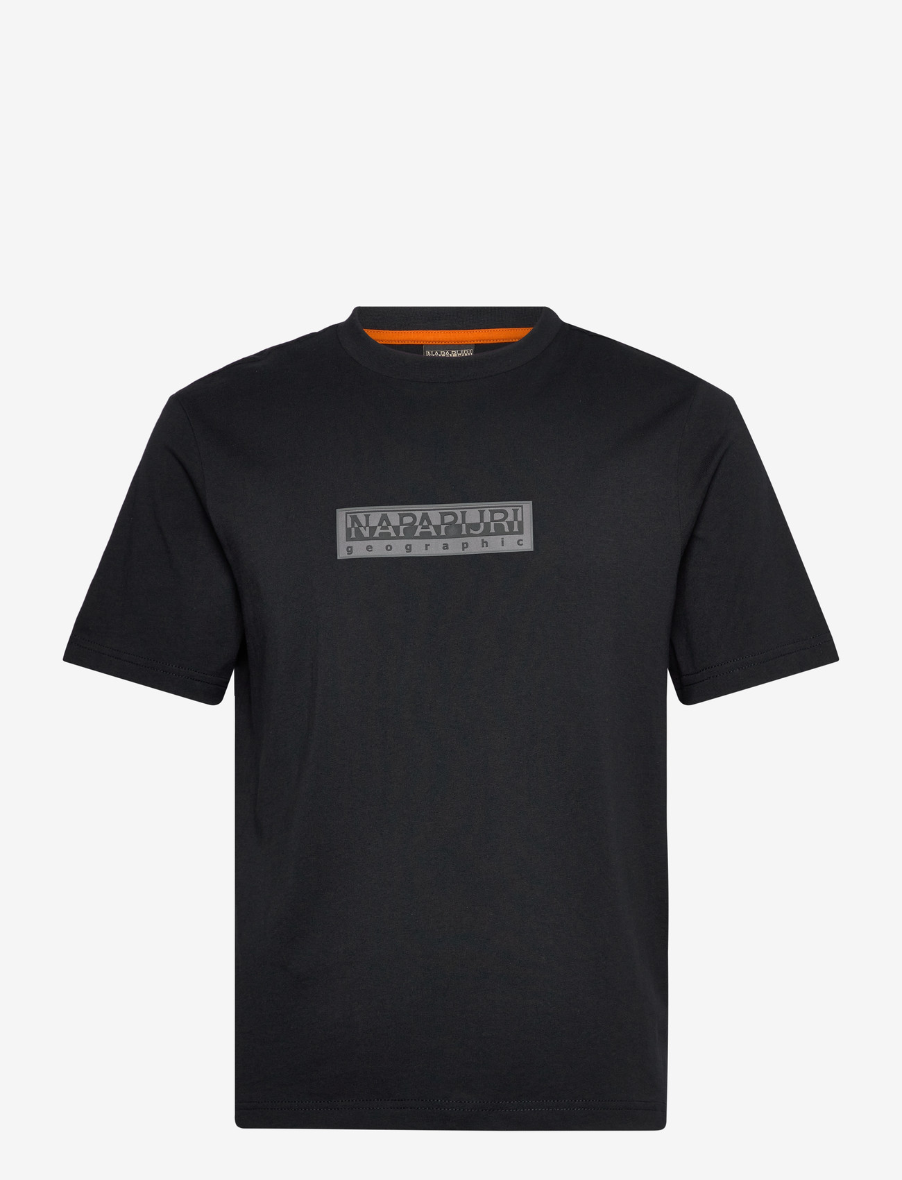 Napapijri - S-BOX LOGO SS 1 AMERICAN B RAQ - kurzärmelig - black beauty - 1
