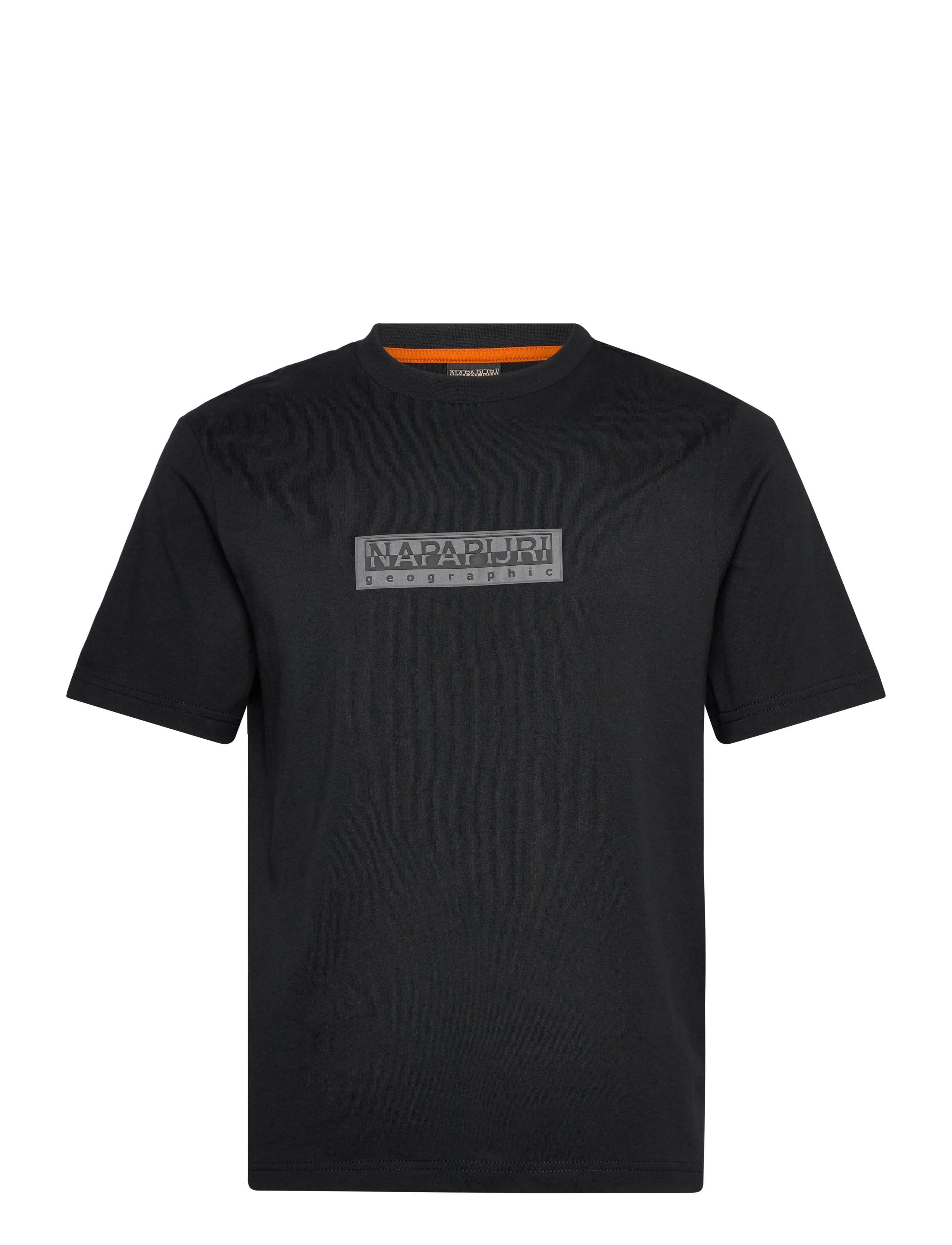 Napapijri S-BOX LOGO SS 1 AMERICAN B RAQ - Napapijri - BLACK BEAUTY / black