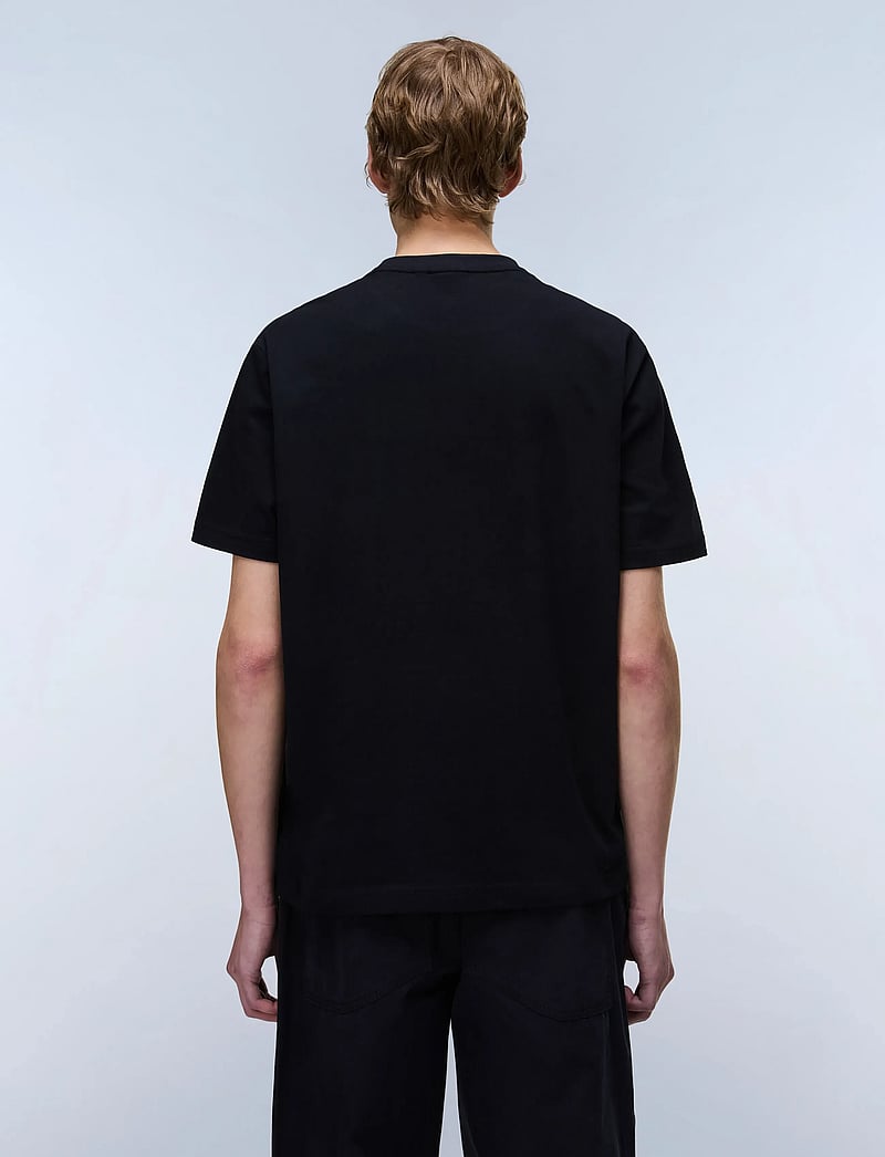 Napapijri - S-BOX LOGO SS 1 AMERICAN B RAQ - kurzärmelig - black beauty - 4