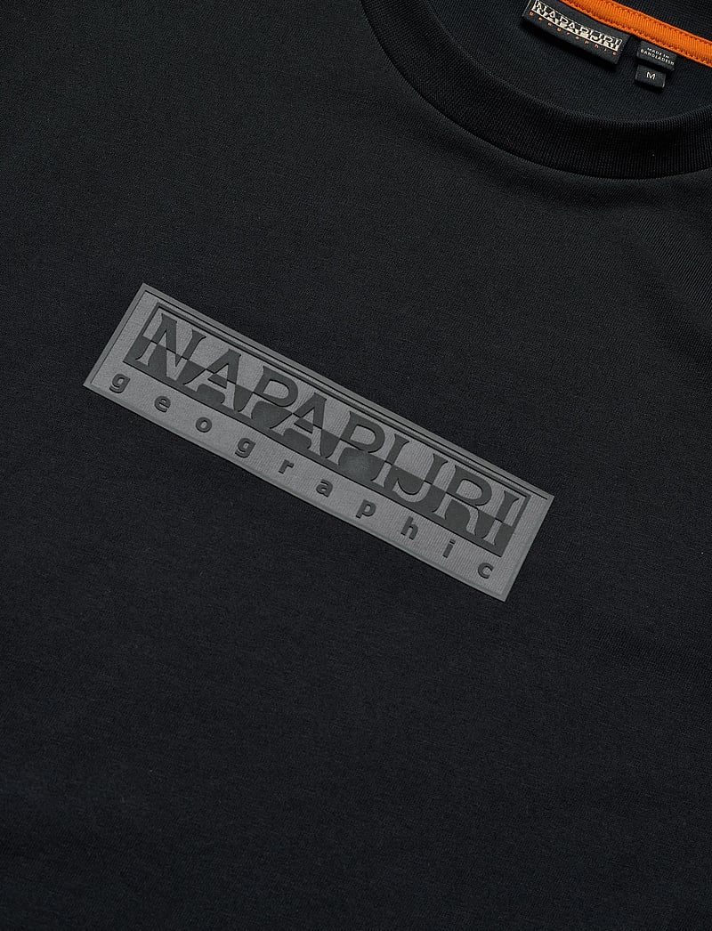 Napapijri - S-BOX LOGO SS 1 AMERICAN B RAQ - kurzärmelig - black beauty - 5