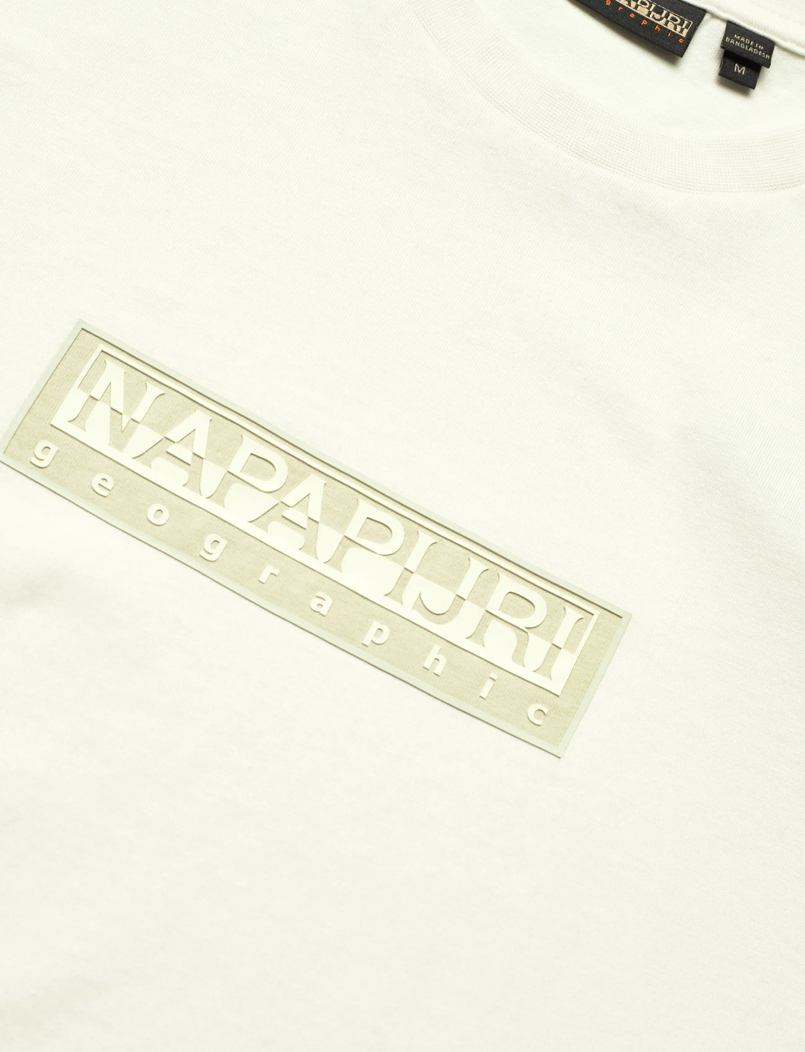 Napapijri - S-BOX LOGO SS 1 - kortærmede t-shirts - white whisper - 5