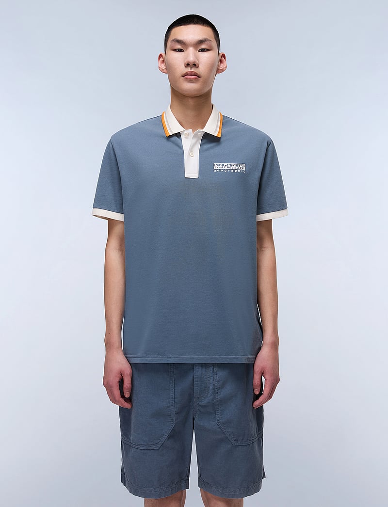 Napapijri - E-MURLO SS - kortärmade pikéer - stormy weat - 0