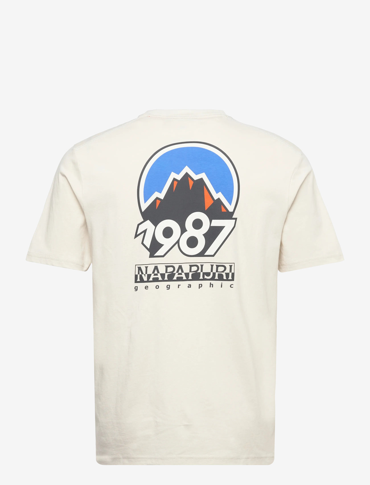 Napapijri - S-MONTEPIANA SS - kortärmade t-shirts - beige dimity - 2