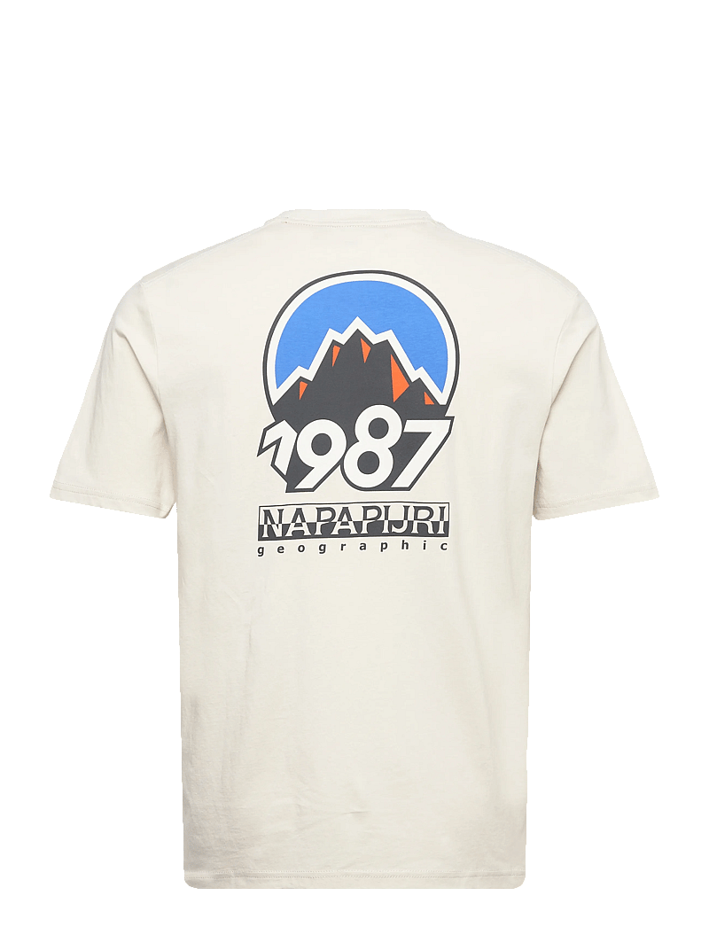 Napapijri - S-MONTEPIANA SS - kortærmede t-shirts - beige dimity - 2