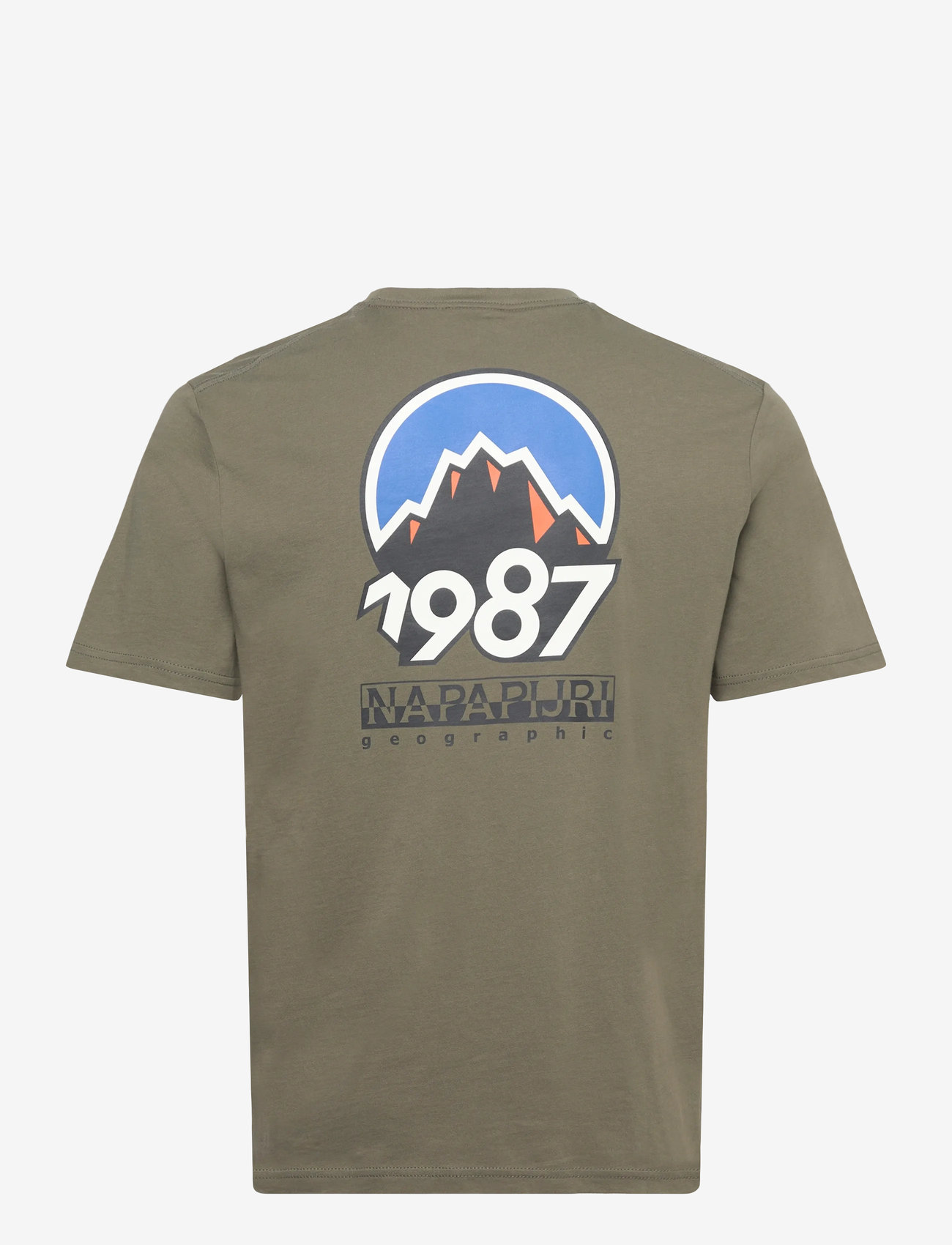 Napapijri - S-MONTEPIANA SS - short-sleeved t-shirts - tea leaf g0a - 2