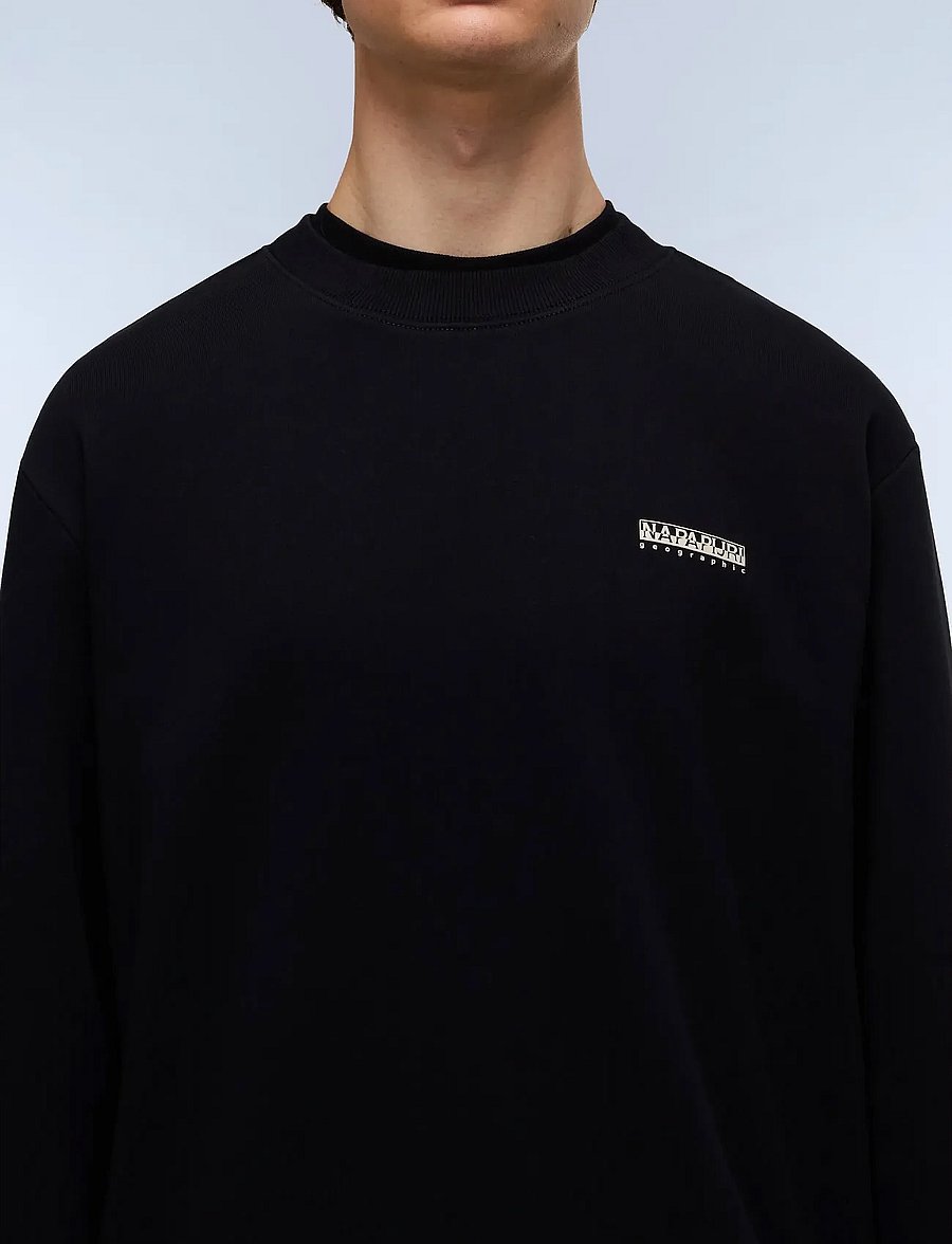 Napapijri - B-SMALL BOX C - sweatshirts - black beauty - 4