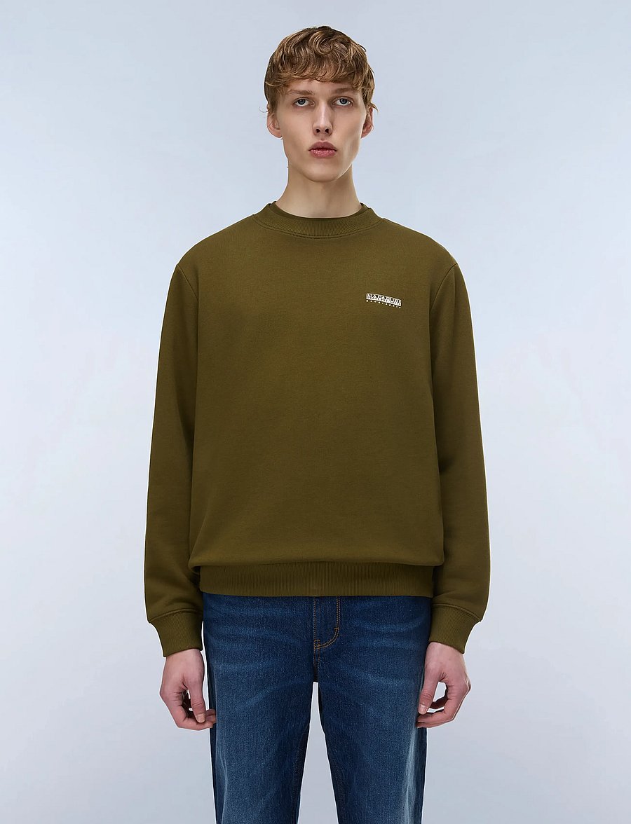 Napapijri - B-SMALL BOX C - sweatshirts - dark olive g3a - 0