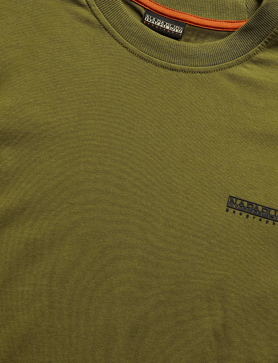 Napapijri - S-SMALL BOX SS - kortärmade t-shirts - avocado g4c - 5