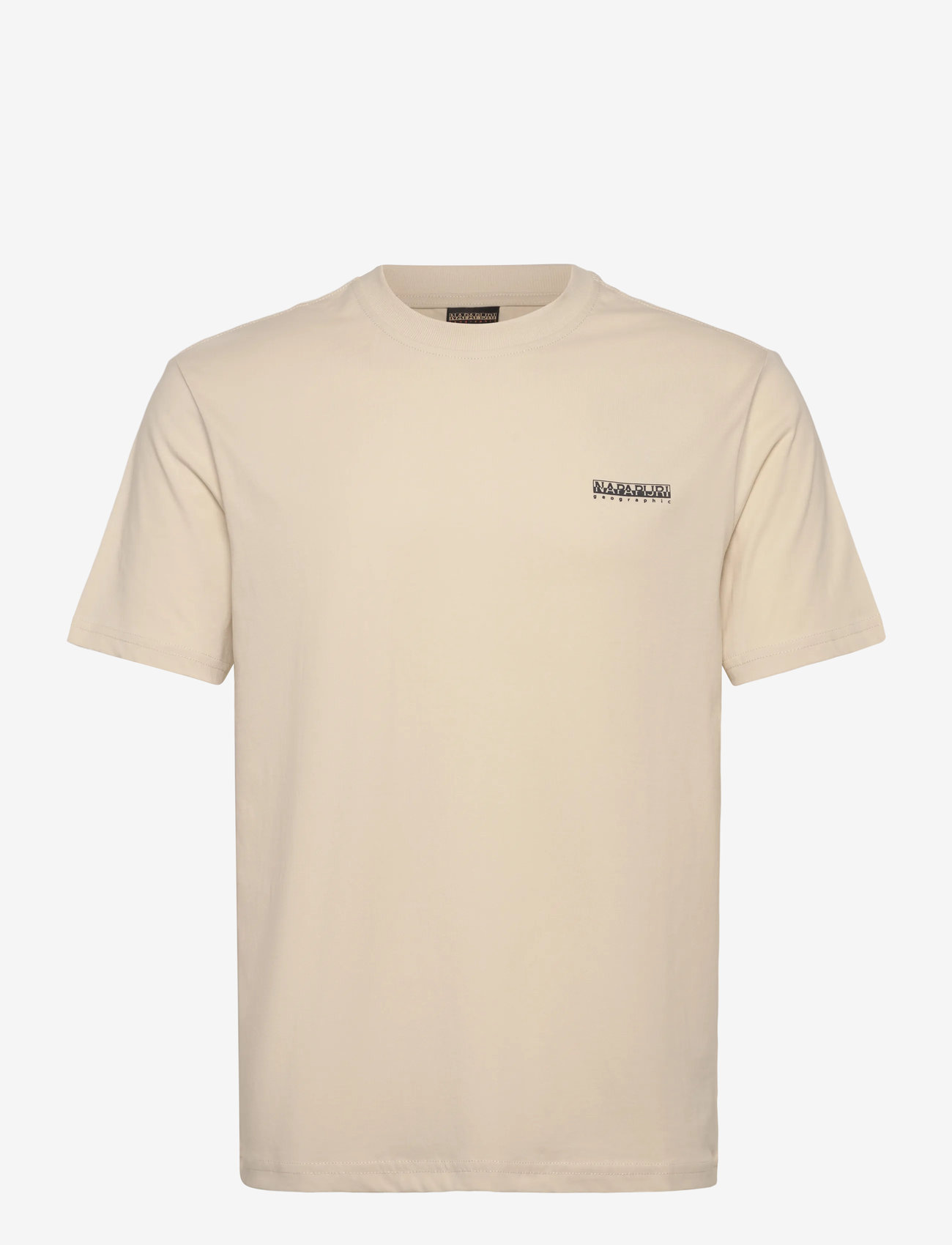 Napapijri - S-SMALL BOX SS AMERICAN B RAQ - lühikeste varrukatega t-särgid - beige dimity - 1