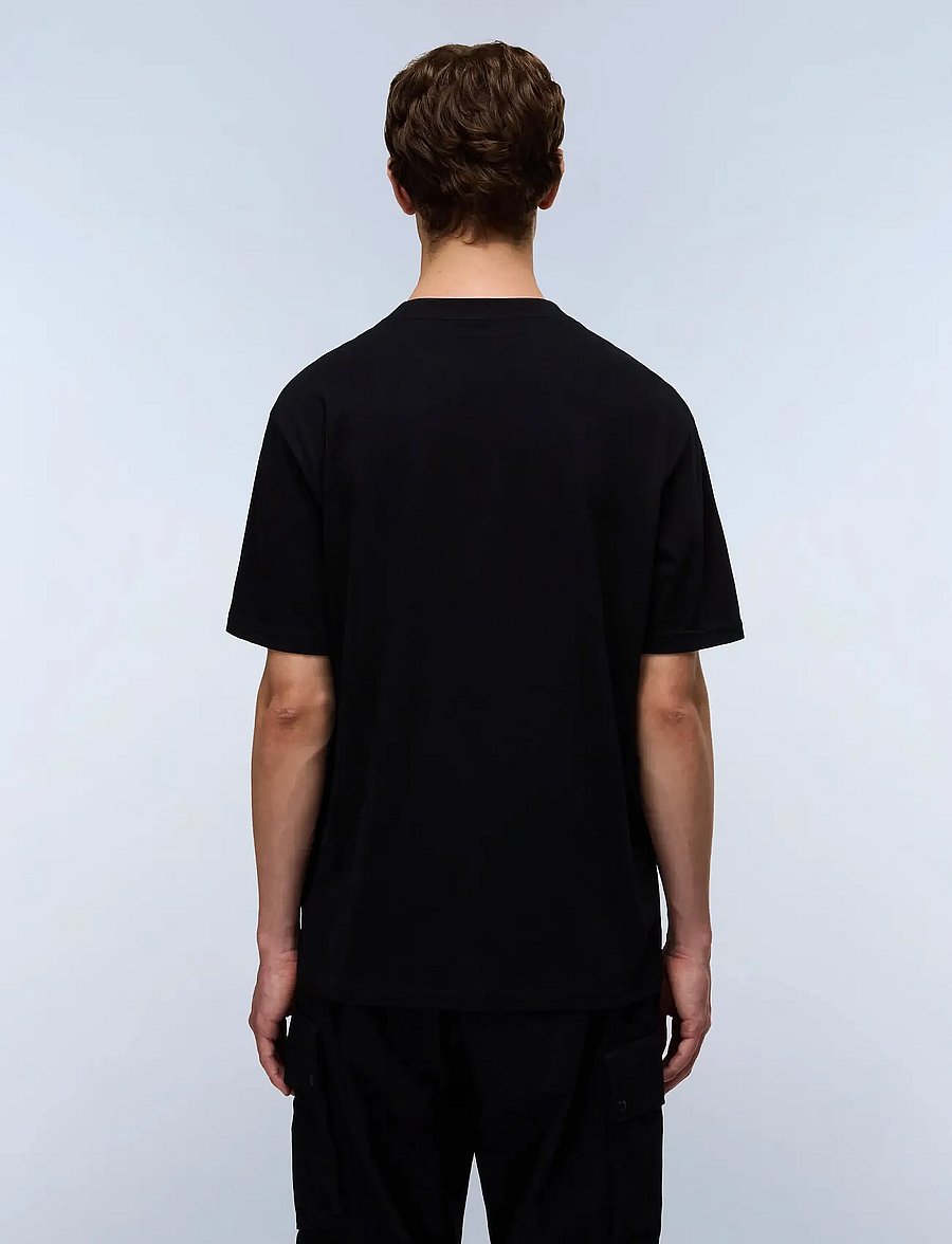 Napapijri - S-SMALL BOX SS - kurzärmelige t-shirts - black beauty - 4