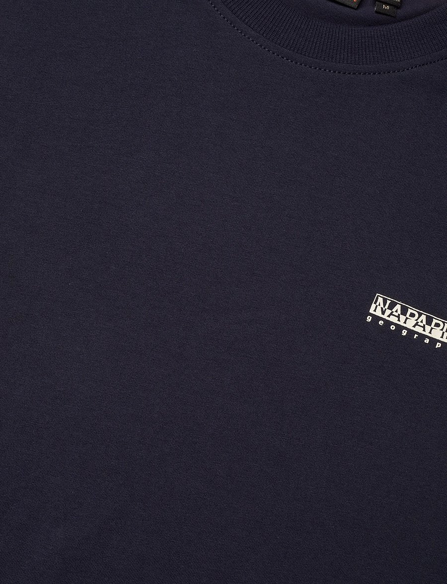 Napapijri - S-SMALL BOX SS - kurzärmelige t-shirts - blu marine - 5