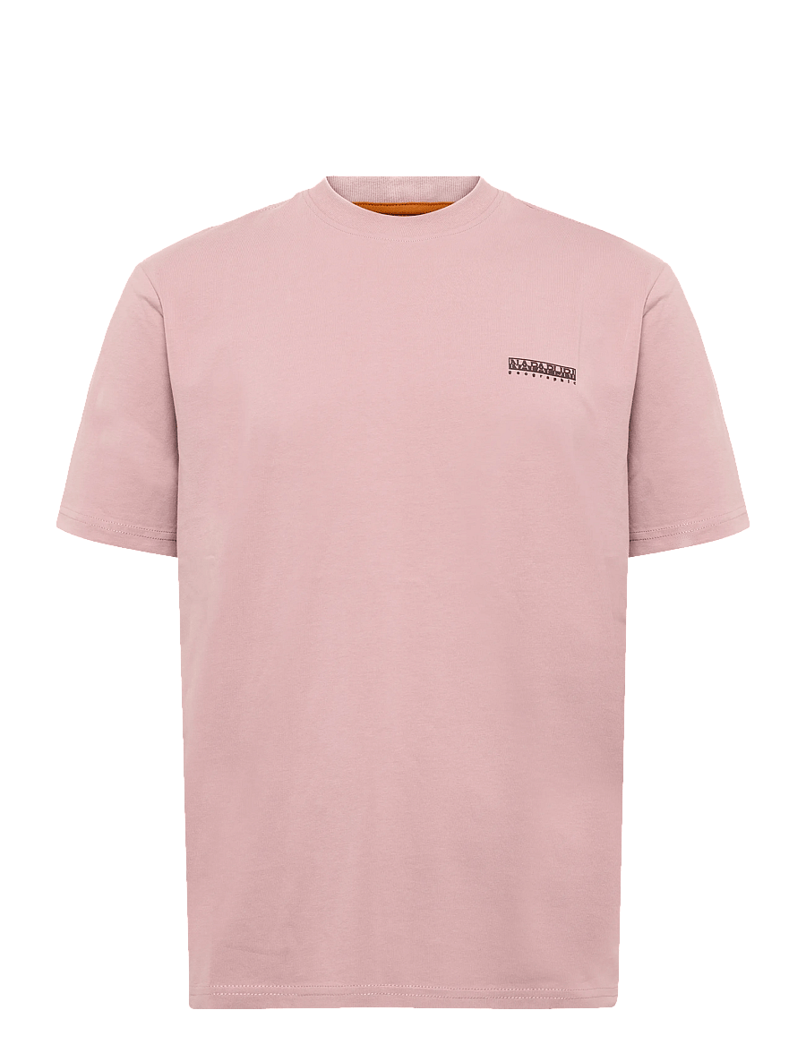 Napapijri - S-SMALL BOX SS - kortærmede t-shirts - pink woodrose - 1