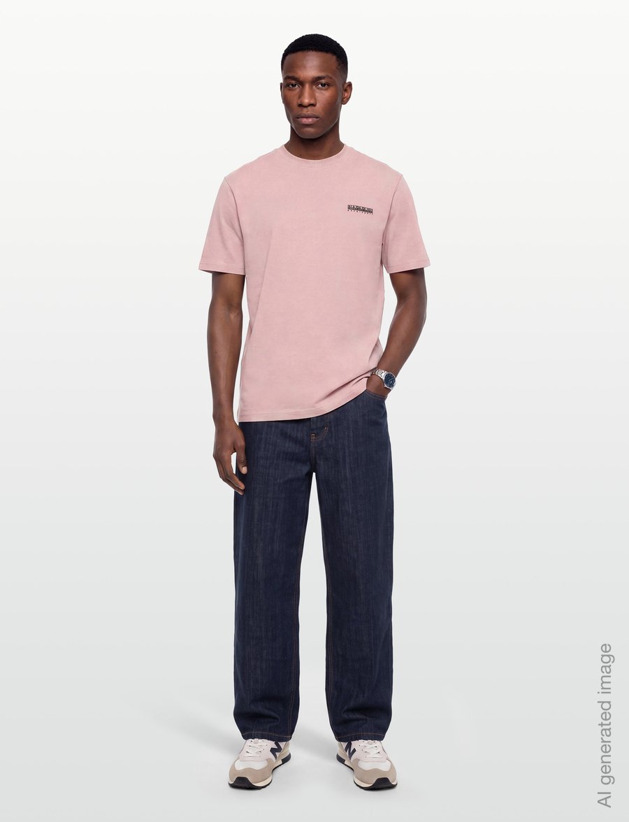 Napapijri - S-SMALL BOX SS - kortærmede t-shirts - pink woodrose - 0