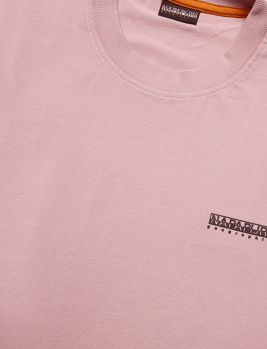 Napapijri - S-SMALL BOX SS - kortærmede t-shirts - pink woodrose - 5
