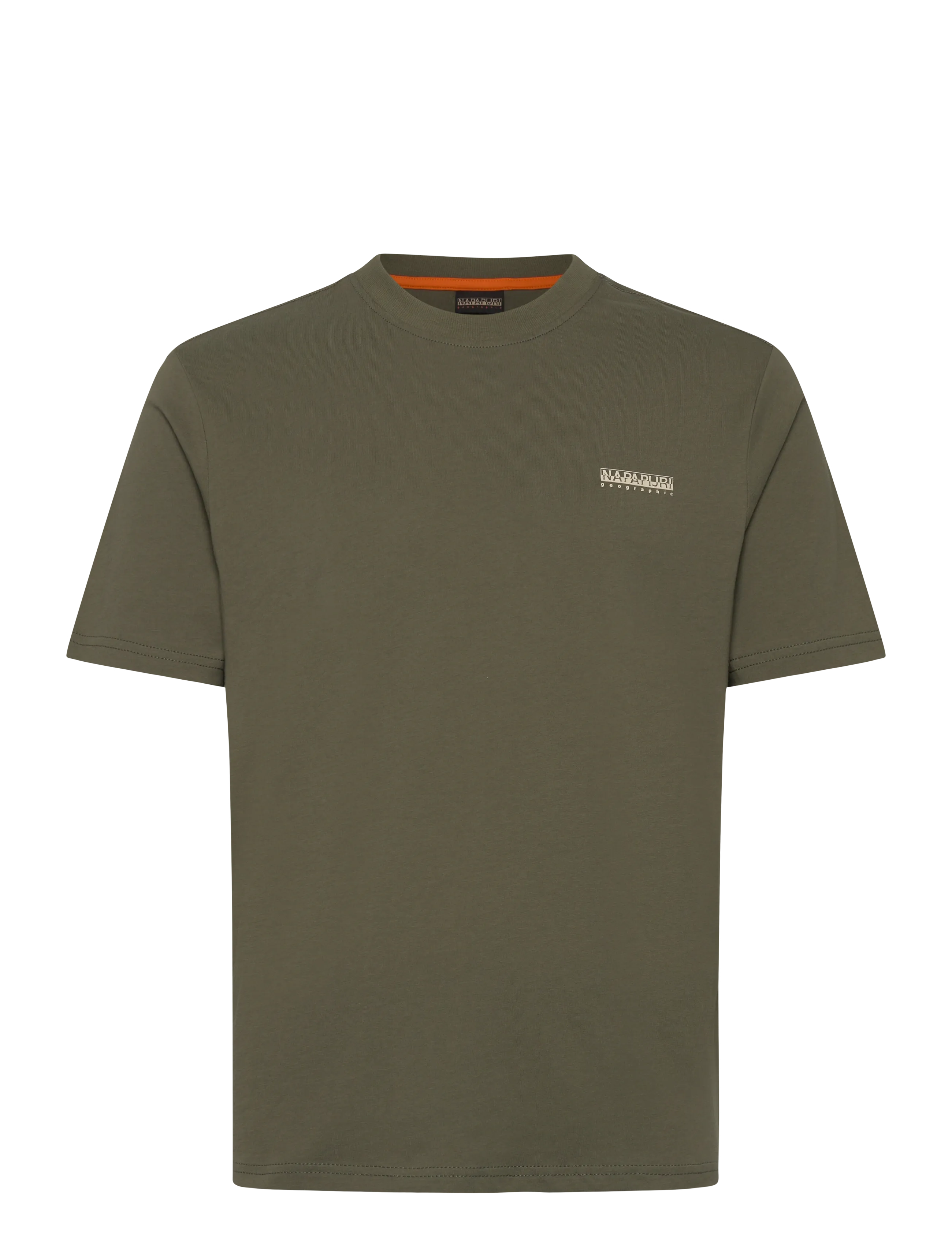 Napapijri S-SMALL BOX SS - T-Shirts - TEA LEAF G0A / khaki/green