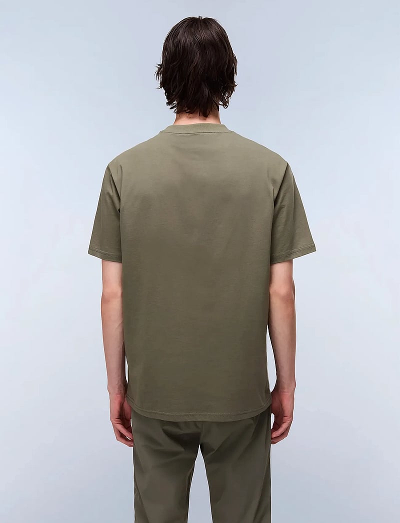 Napapijri - S-SMALL BOX SS BLU MARINE - lyhythihaiset - tea leaf g0a - 4