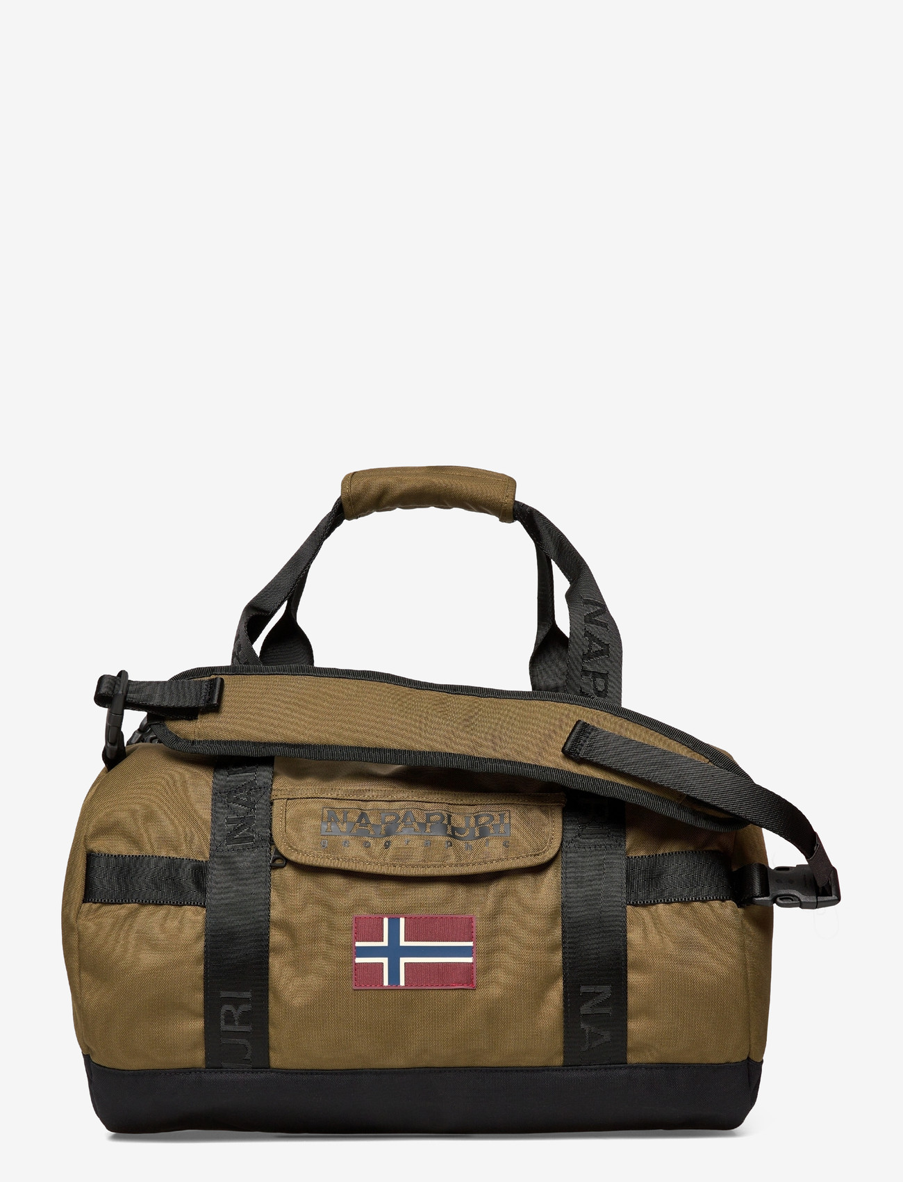 Napapijri - BERING TRAVEL SMALL 1 DARK OLIVE G3A - duffelväskor - dark olive g3a - 0
