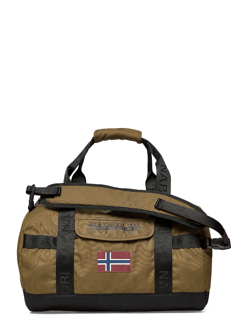 Napapijri - BERING TRAVEL SMALL 1 DARK OLIVE G3A - duffel-taschen - dark olive g3a - 0