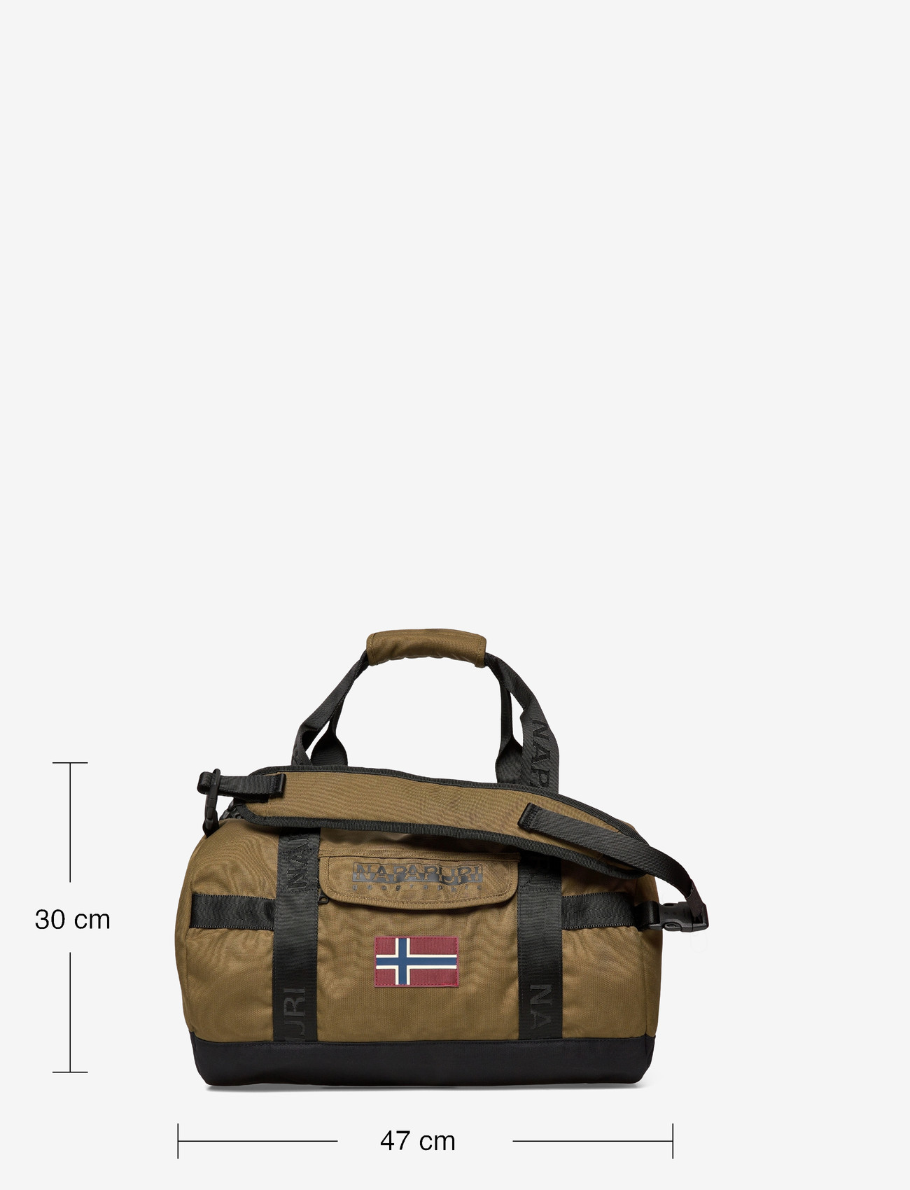 Napapijri - BERING TRAVEL SMALL 1 DARK OLIVE G3A - duffelväskor - dark olive g3a - 4