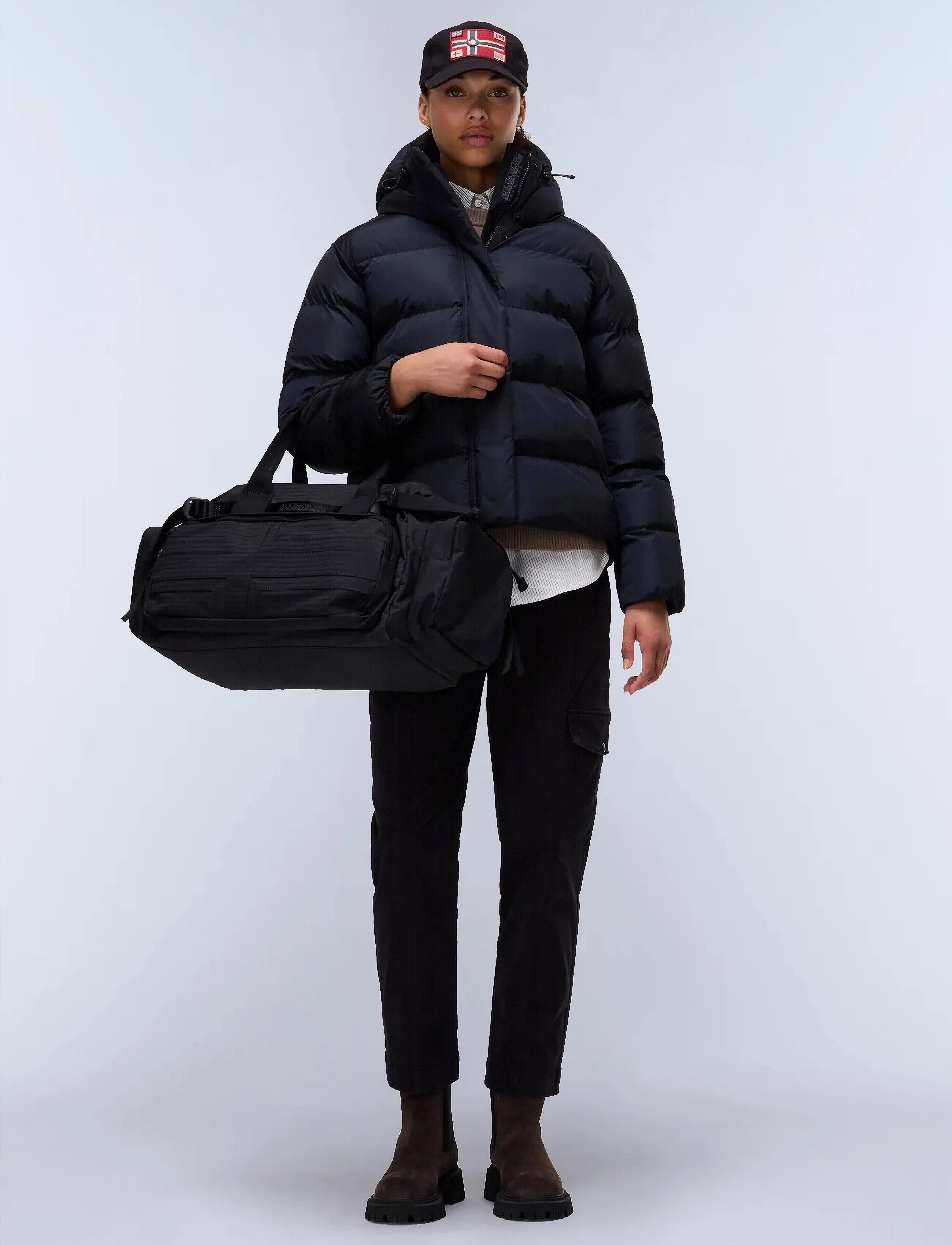 Napapijri - A-GLANE W 1 - donsjassen - black antracite - 3