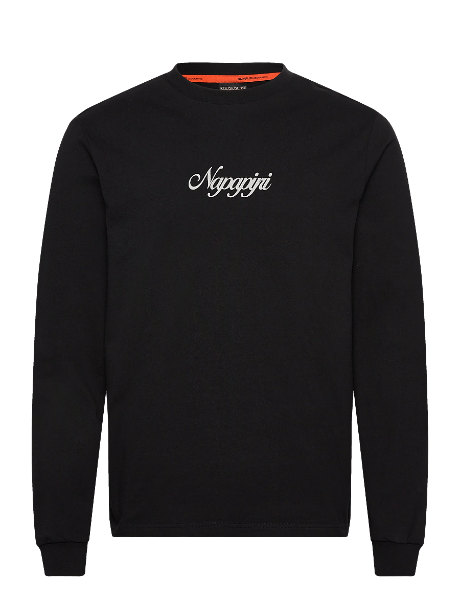 Napapijri - S-FIEMME LS - långärmade t-shirts - black beauty - 1