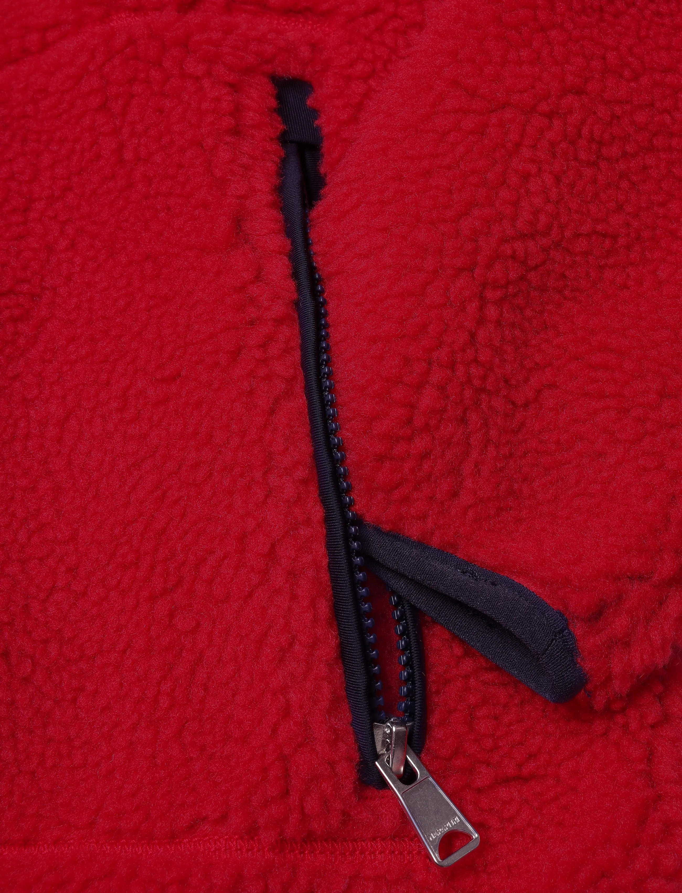 Napapijri - T-ARCHIVE FLEECE HZ - haute red r1f - 3