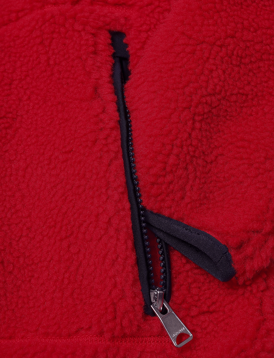Napapijri - T-ARCHIVE FLEECE HZ - teddy sweaters - haute red r1f - 3