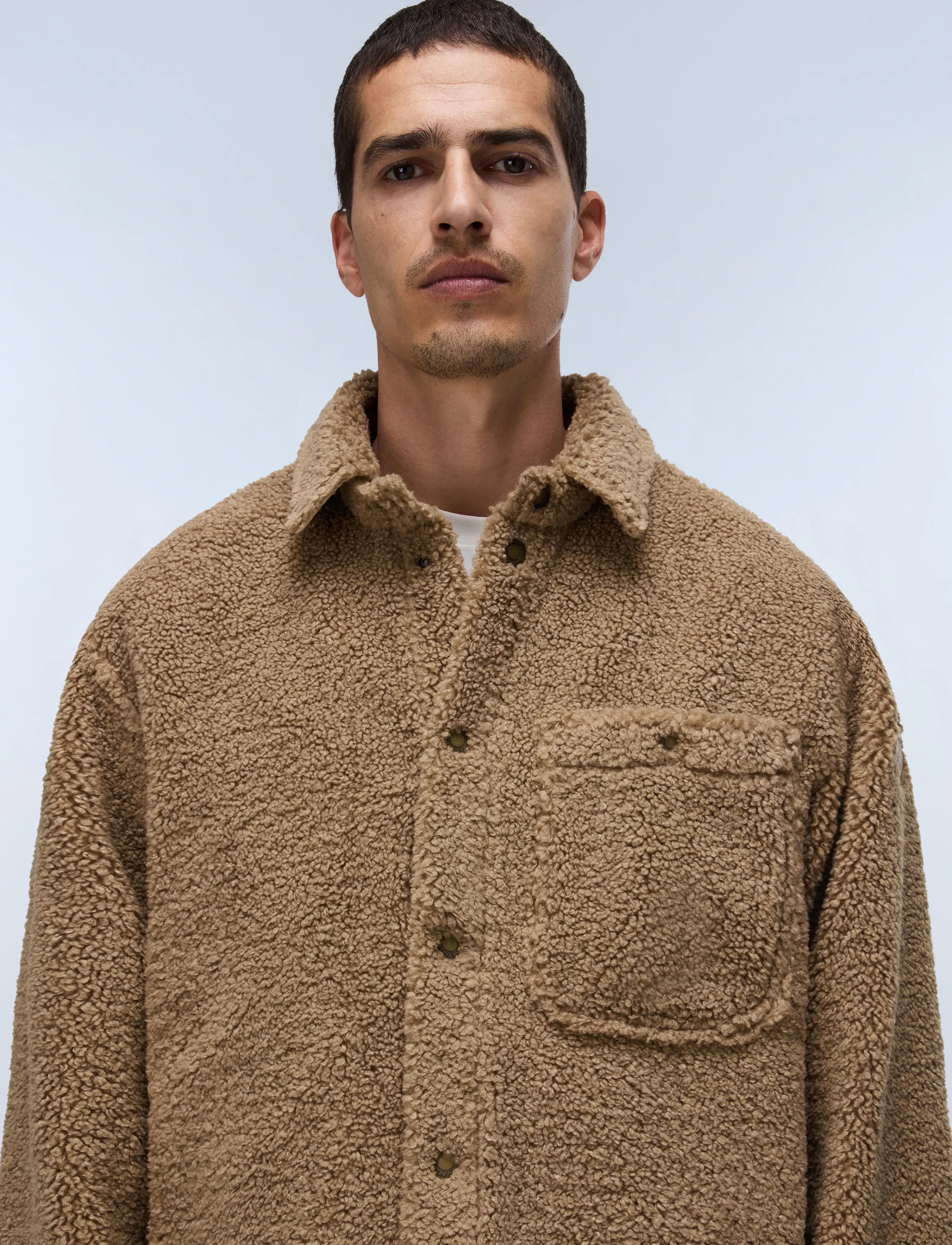 Napapijri T-LULE OVERSHIRT - Tøj - PETRIFIEDOAKN7C / brown