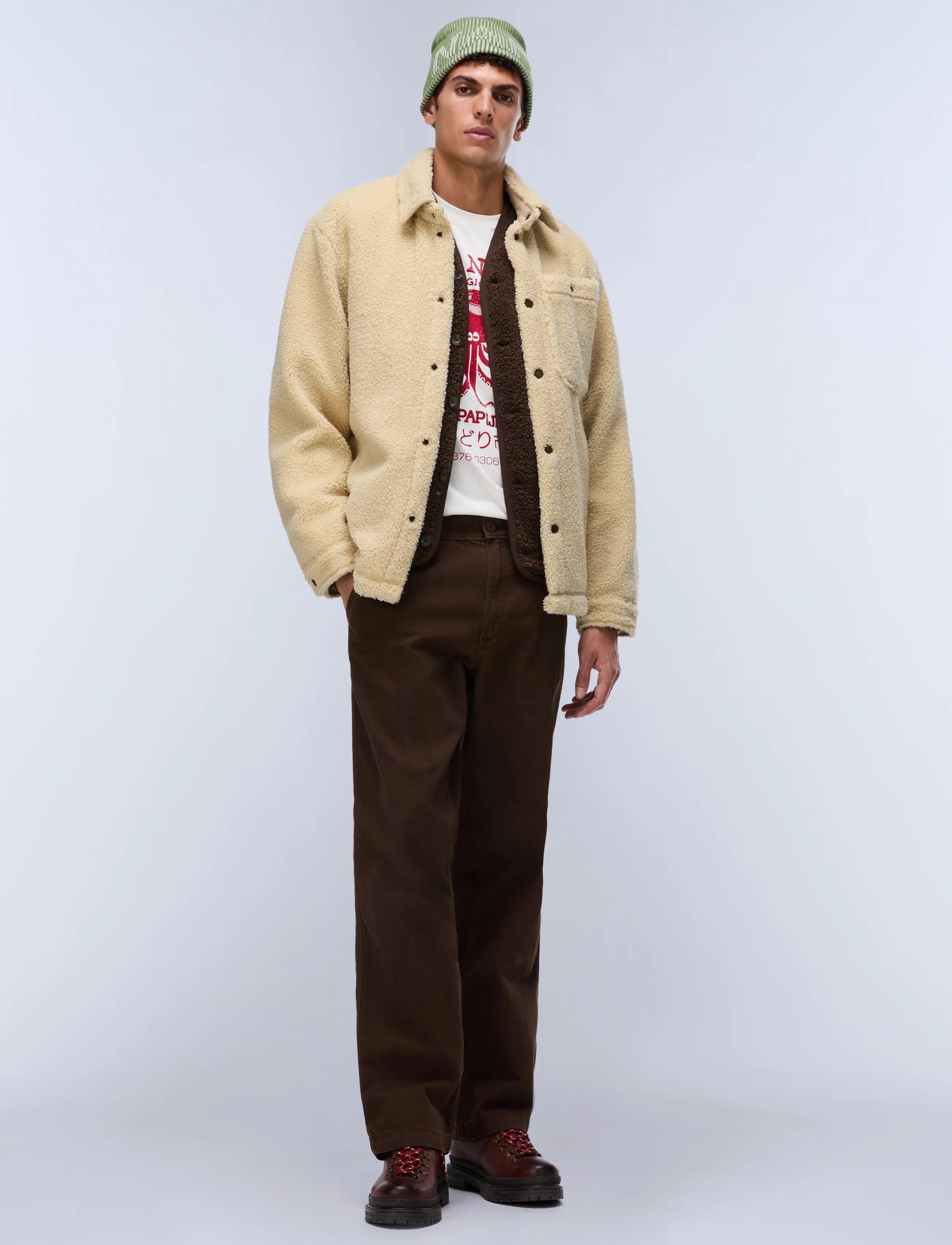Napapijri - T-LULE OVERSHIRT - frühlingsjacken - putty n5e - 3