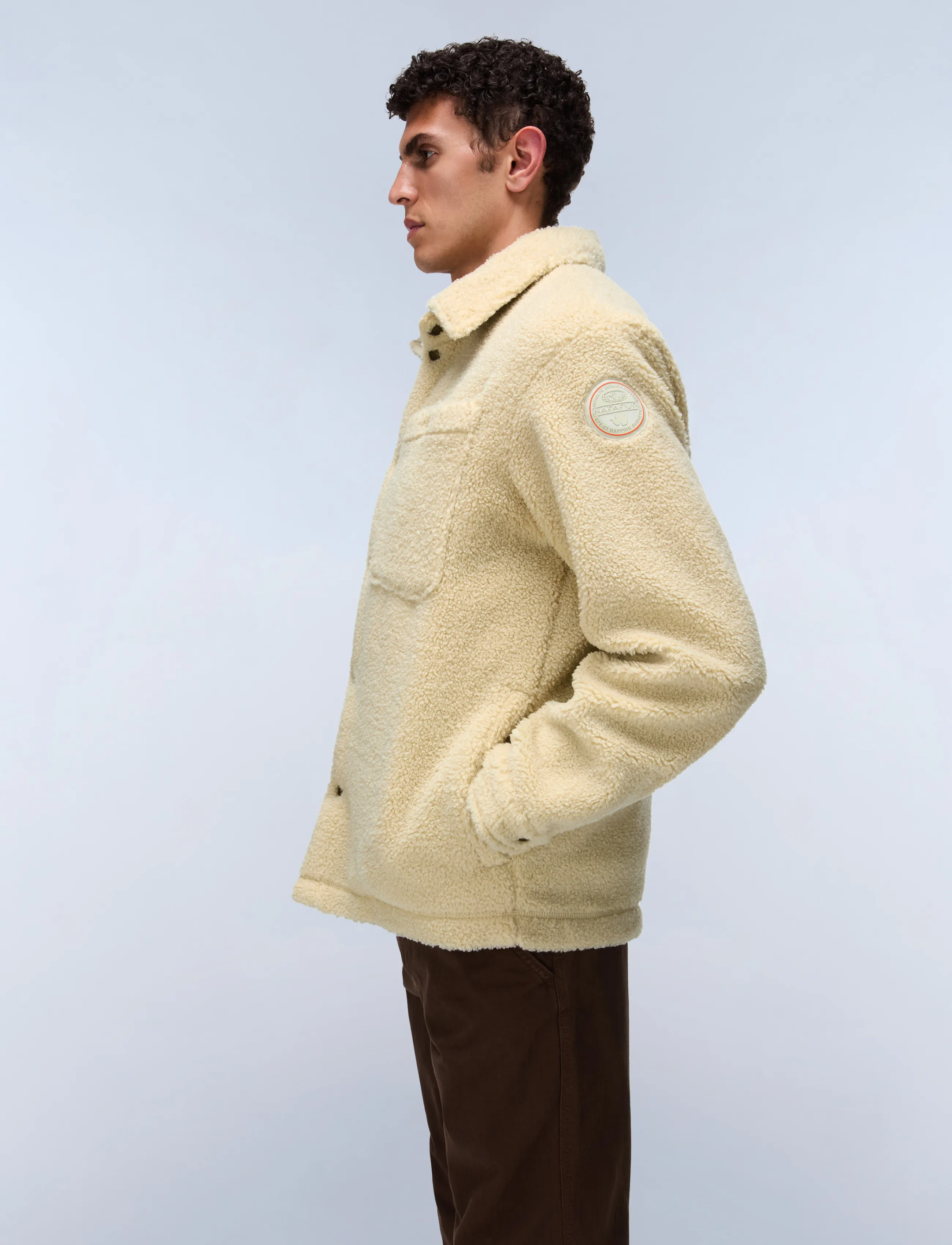 Napapijri - T-LULE OVERSHIRT - frühlingsjacken - putty n5e - 5