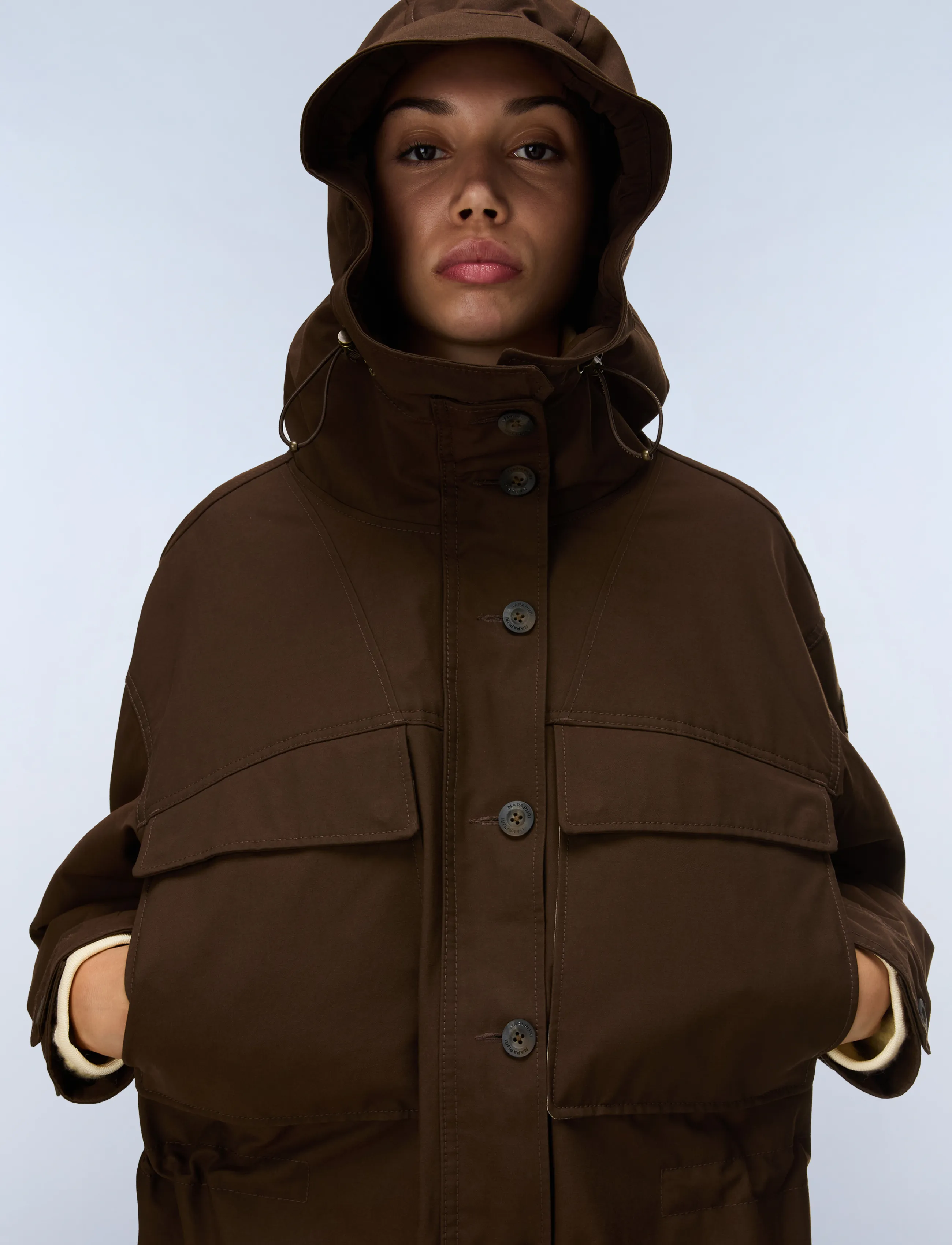 Napapijri A-ASKO PARKA W - Riided - DEMITASSE WT3 / brown