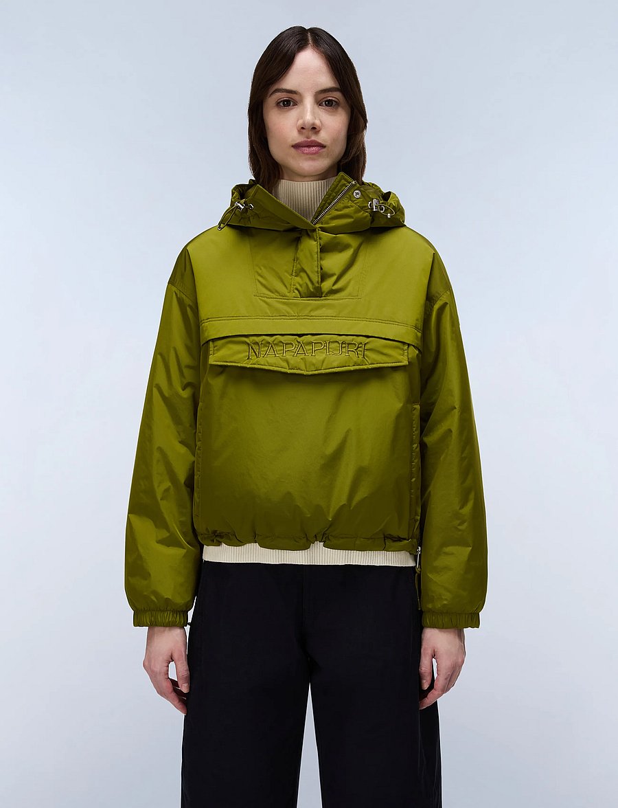 Napapijri - RAINFOREST OPTIQUE W - anoraks - g24 blck green - 4